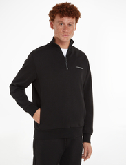 Calvin Klein - MICRO LOGO REPREVE Q-ZIP - sweatshirts - ck black - 2