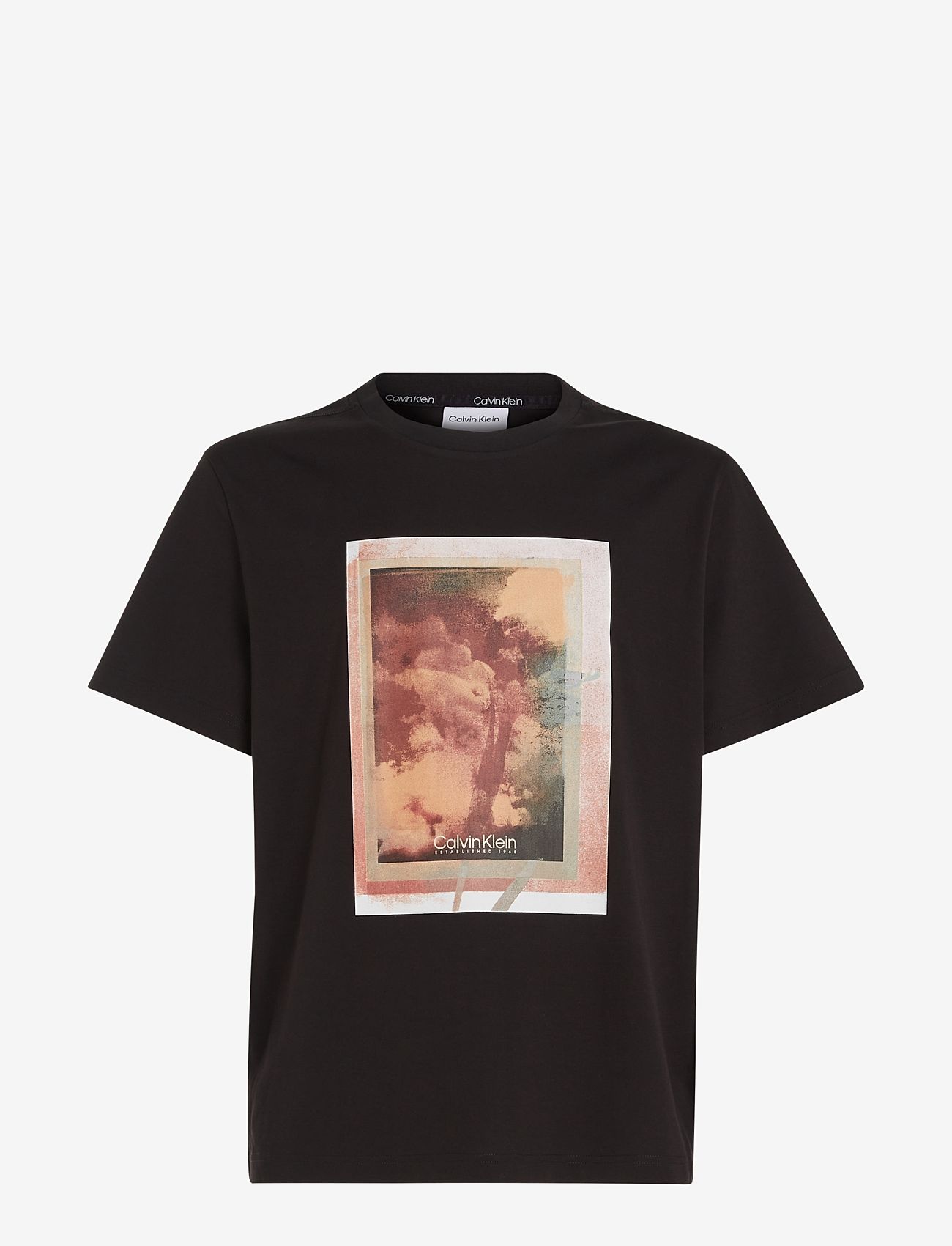 Calvin Klein - PHOTO PRINT T-SHIRT - kortärmade t-shirts - ck black - 0