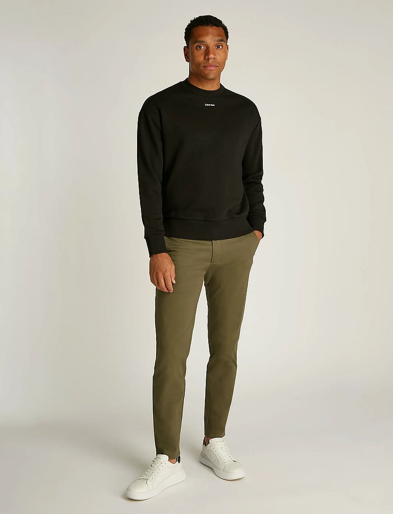 Calvin Klein - NANO LOGO SWEATSHIRT - swetry - ck black - 4