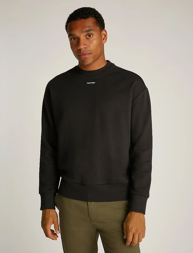 Calvin Klein - NANO LOGO SWEATSHIRT - swetry - ck black - 5