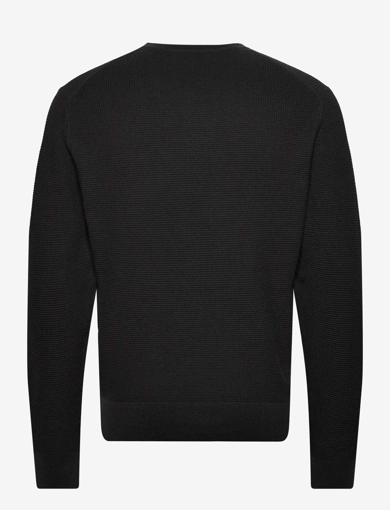Calvin Klein - WAFFLE STRUCTURE SWEATER - ck black - 1