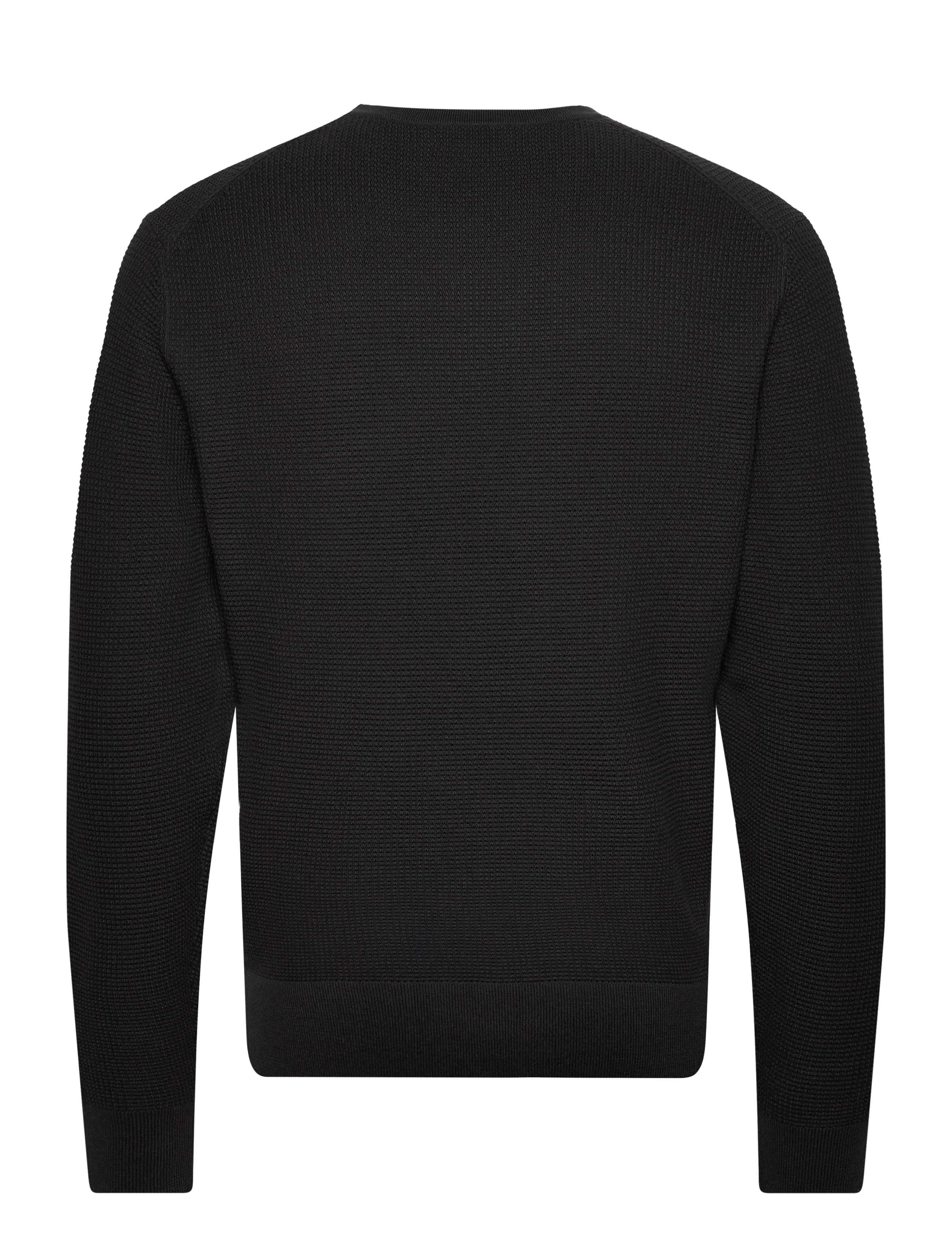 Calvin Klein - WAFFLE STRUCTURE SWEATER - ck black - 2