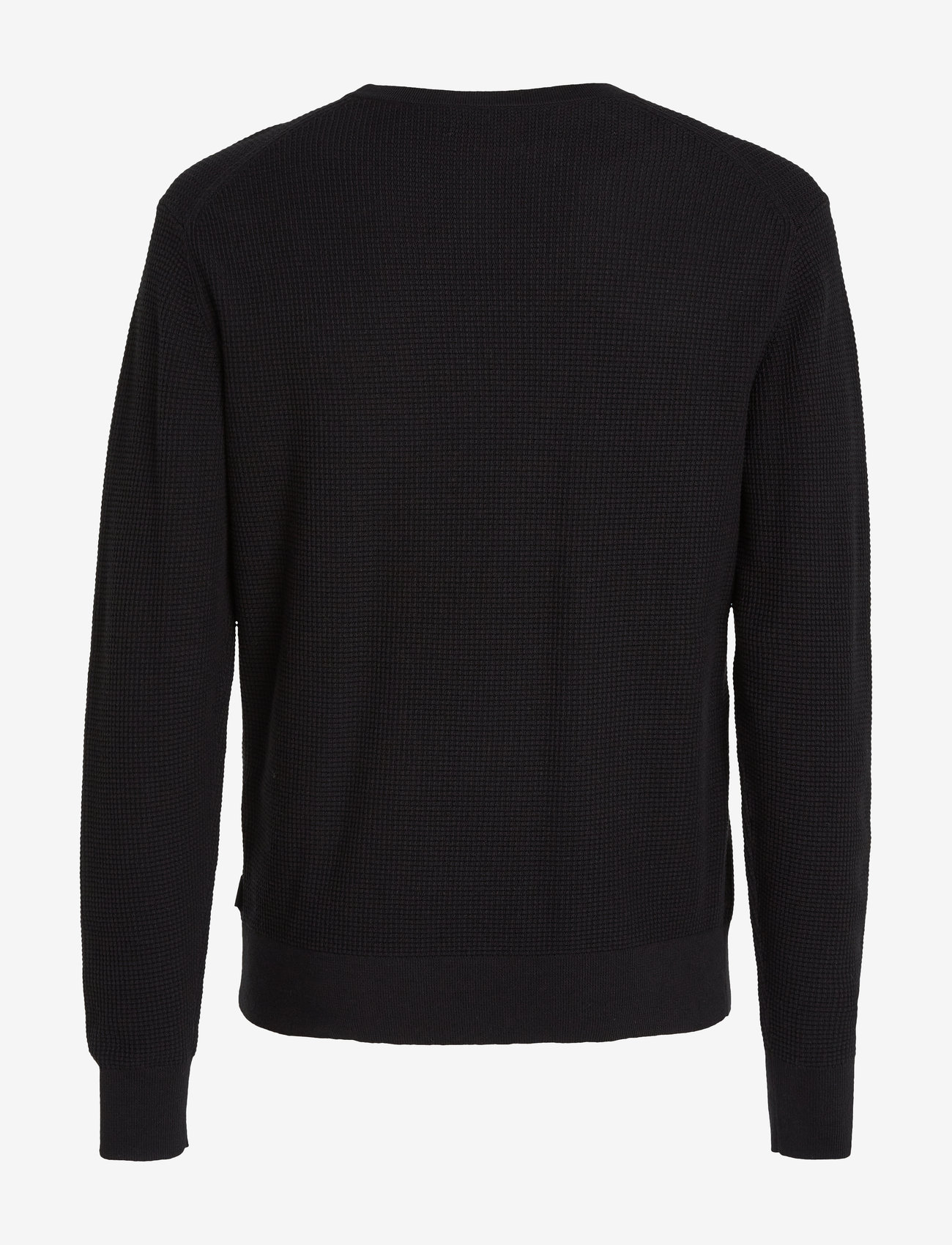 Calvin Klein - WAFFLE STRUCTURE SWEATER - ck black - 5
