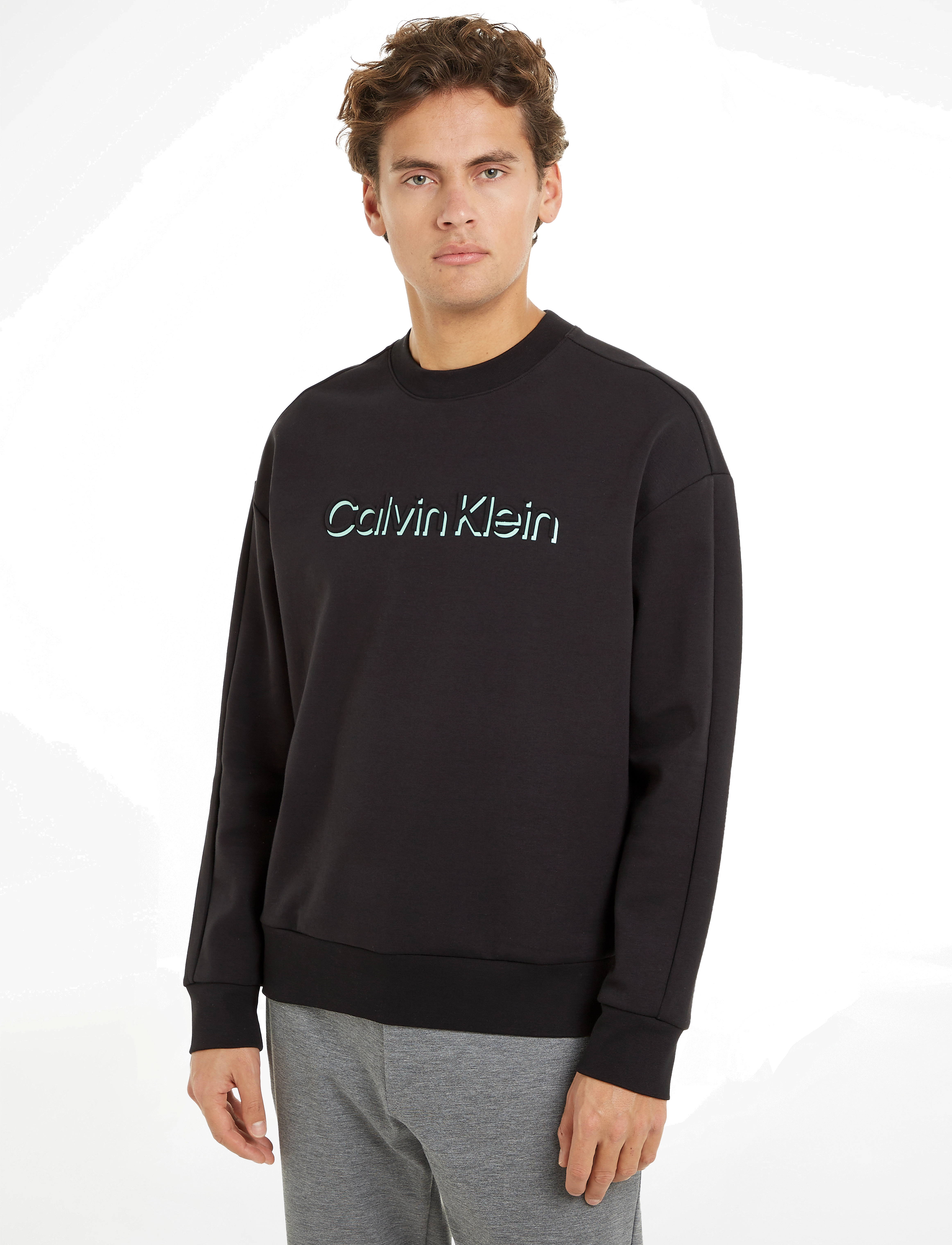 Calvin Klein - SHADOW EMBOSSED LOGO SWEATSHIRT - ck black - 2