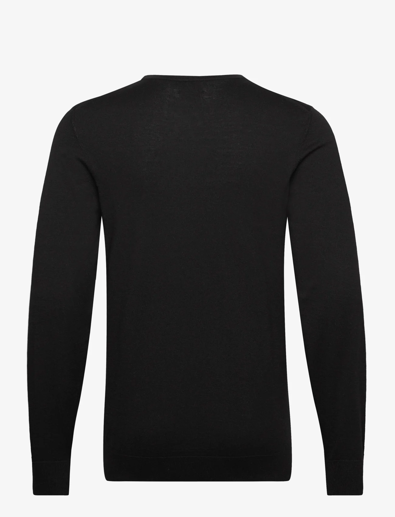 Calvin Klein - COTTON SILK CN SWEATER - megztiniai su apvalios formos apykakle - ck black - 1