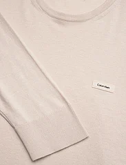 Calvin Klein - COTTON SILK CN SWEATER - knitted round necks - stony beige - 2