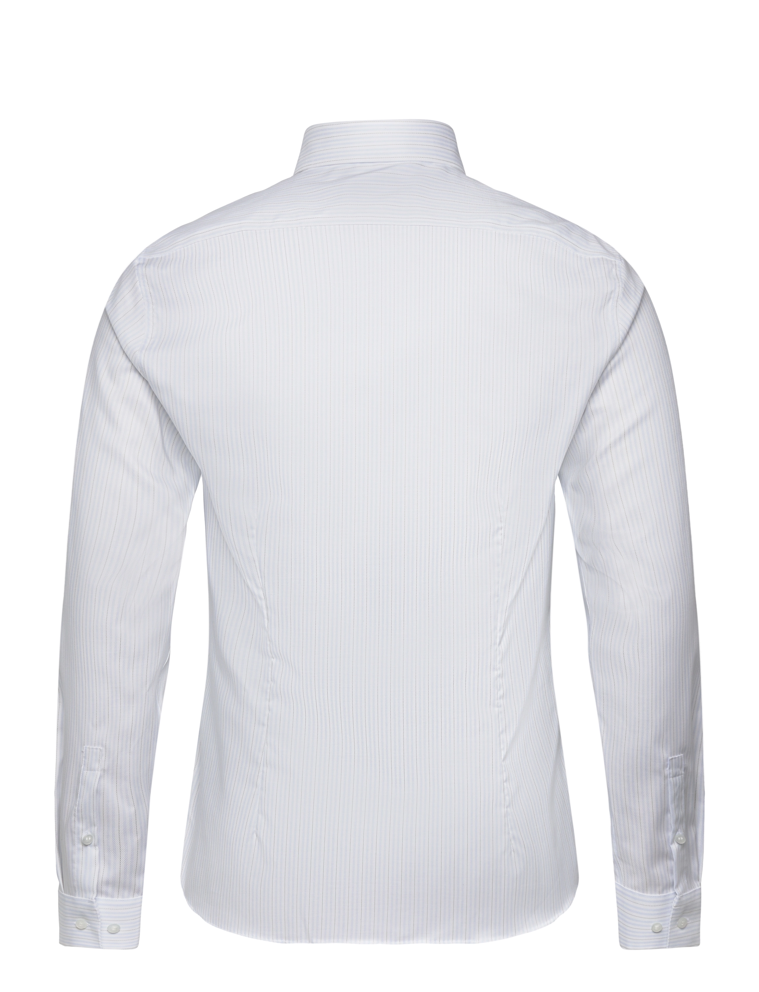 Calvin Klein - STRETCH COLLAR STRIPE SLIM SHIRT - bright white - 1