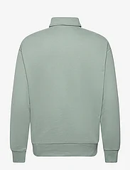 Calvin Klein - COTTON COMFORT WING COLLAR Q-ZIP - mænd - slate gray - 1