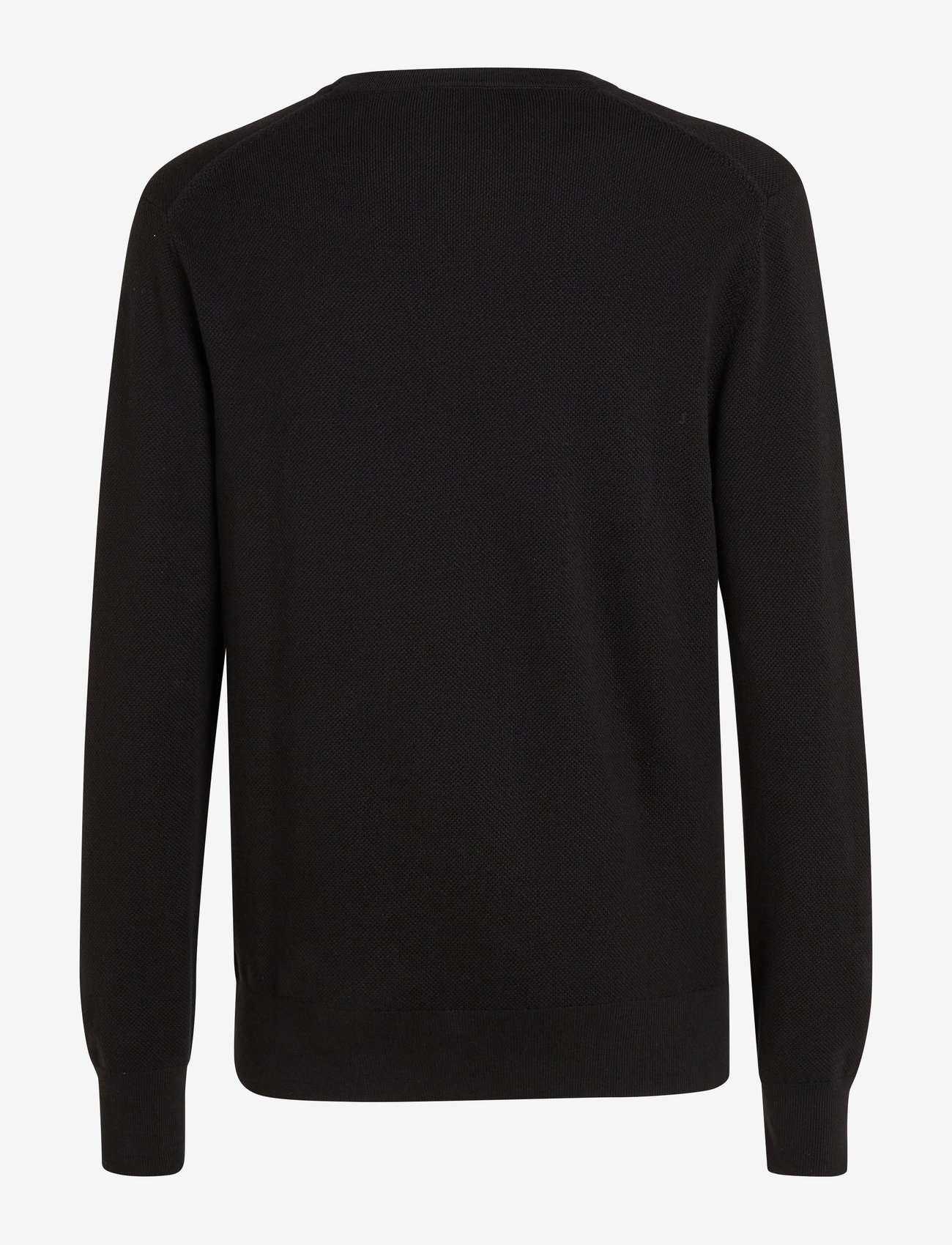 Calvin Klein - MICRO PIQUE STRUCTURE SWEATER - ck black - 4