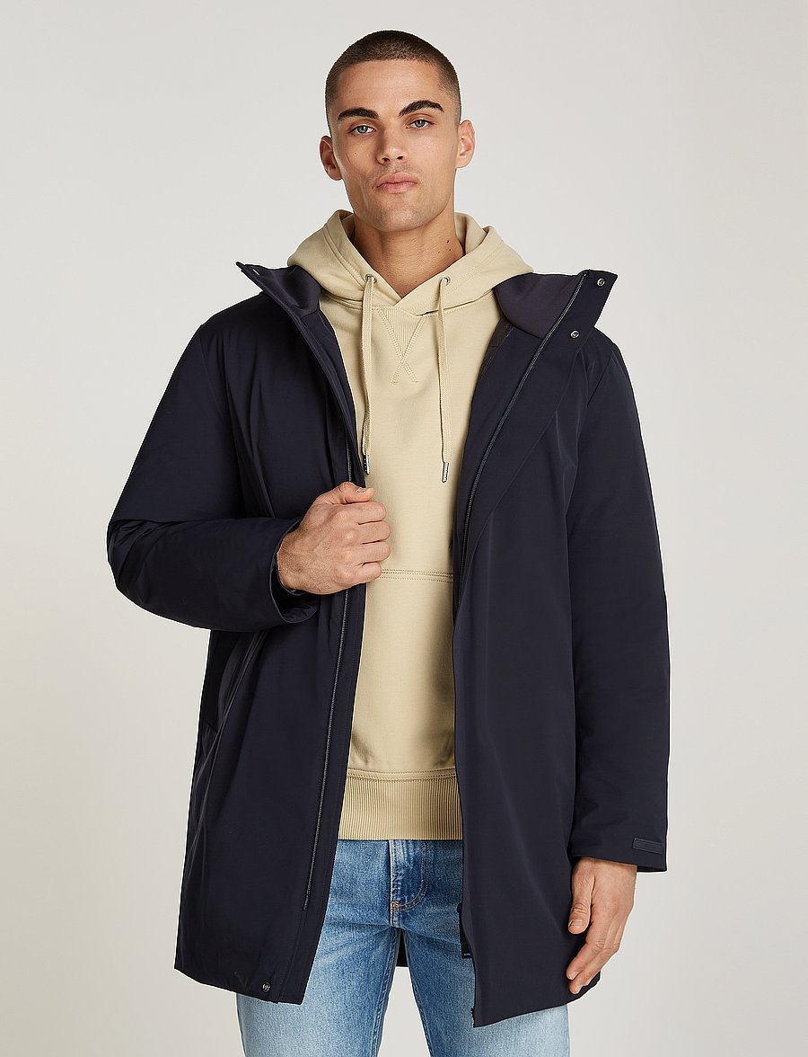 Calvin Klein - TECHNICAL TWILL PARKA - night sky - 0