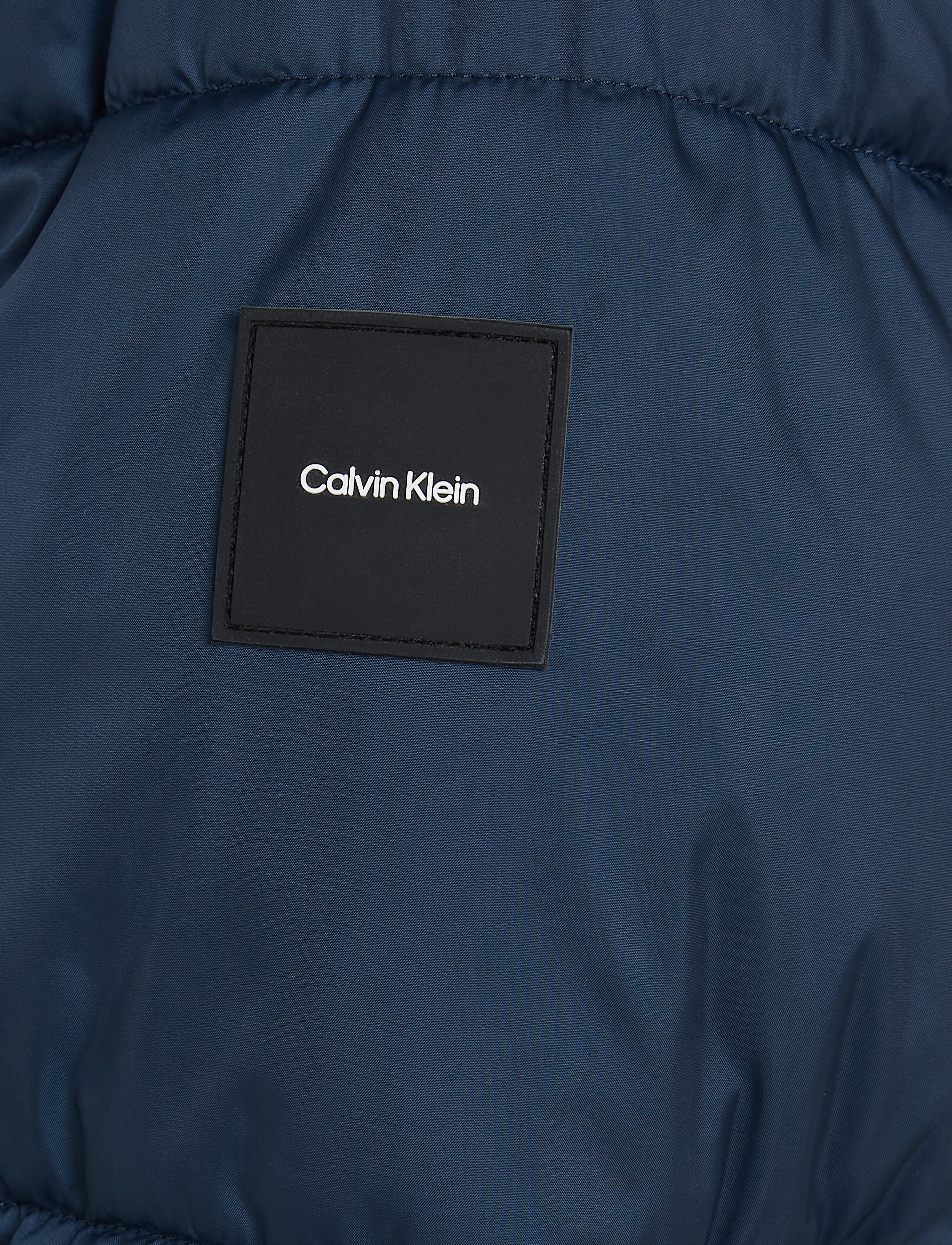 Calvin Klein - LONG HOODED QUILT PUFFER MW - ink - 5