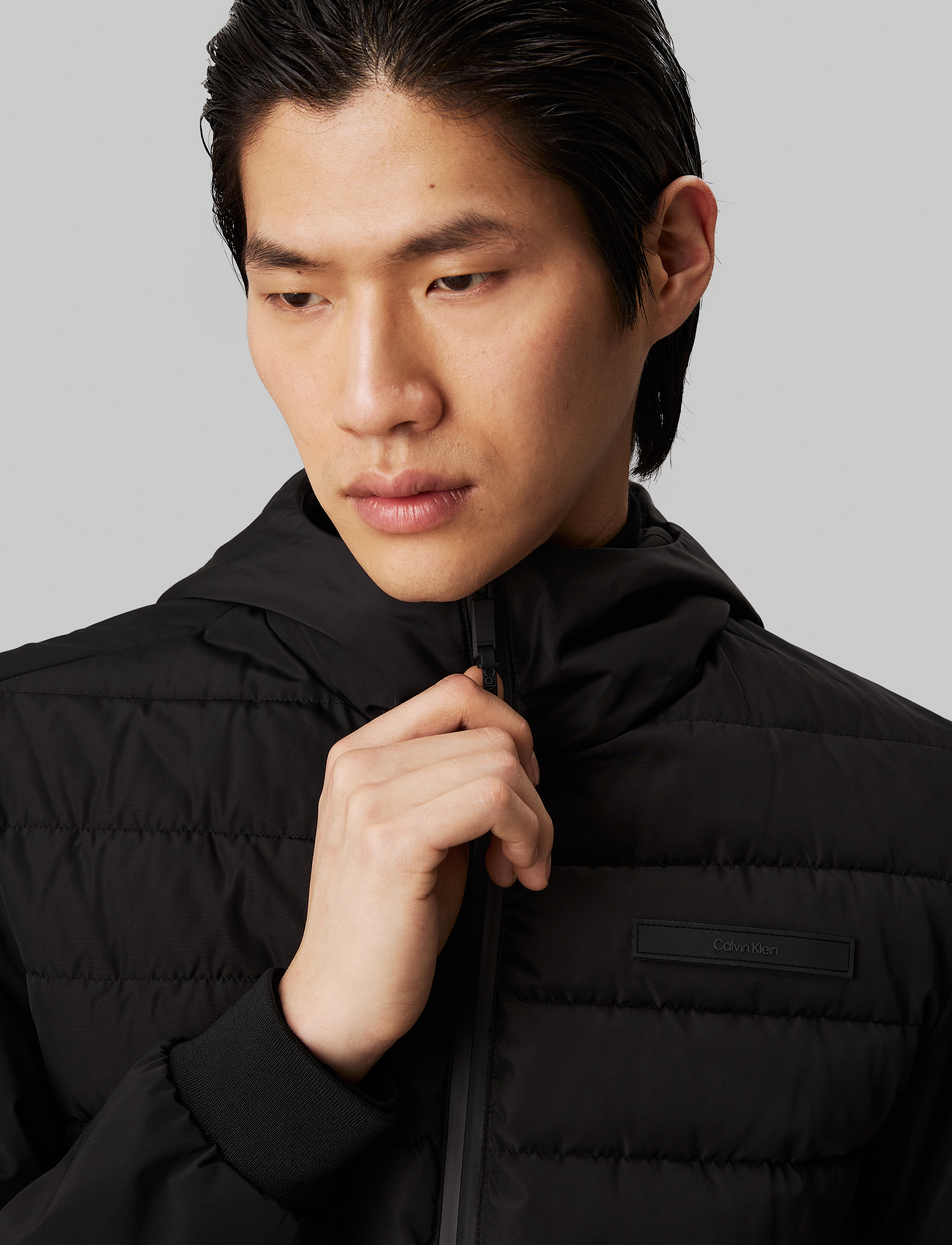Calvin Klein - TECHNICAL MIX MEDIA JACKET - ck black - 3