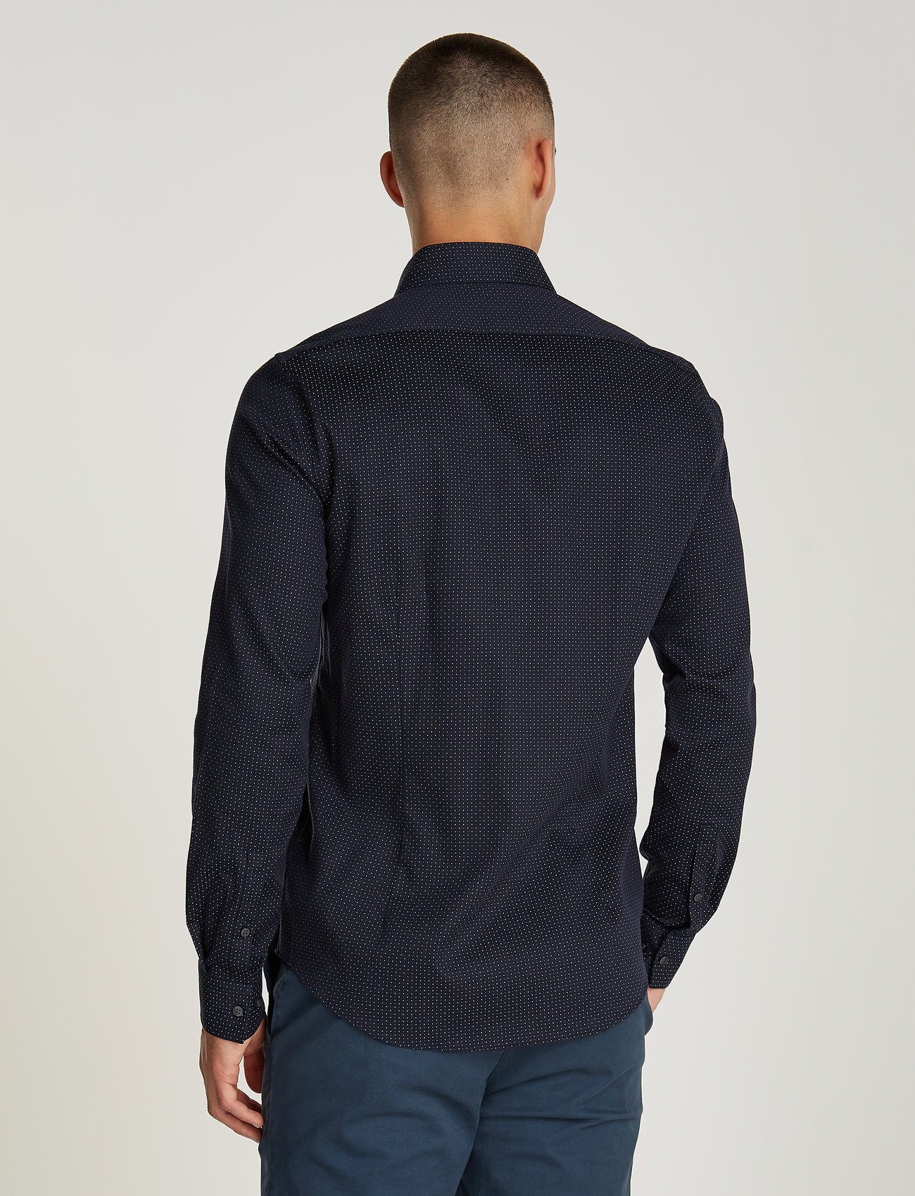 Calvin Klein - ED MICRO DOT SLIM SHIRT - night sky - 4