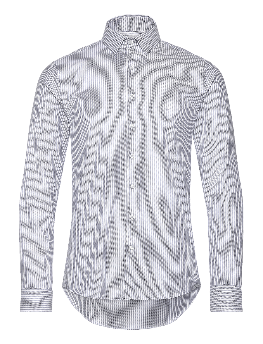 Calvin Klein - NON IRON STRIPE SLIM SHIRT - night sky - 0