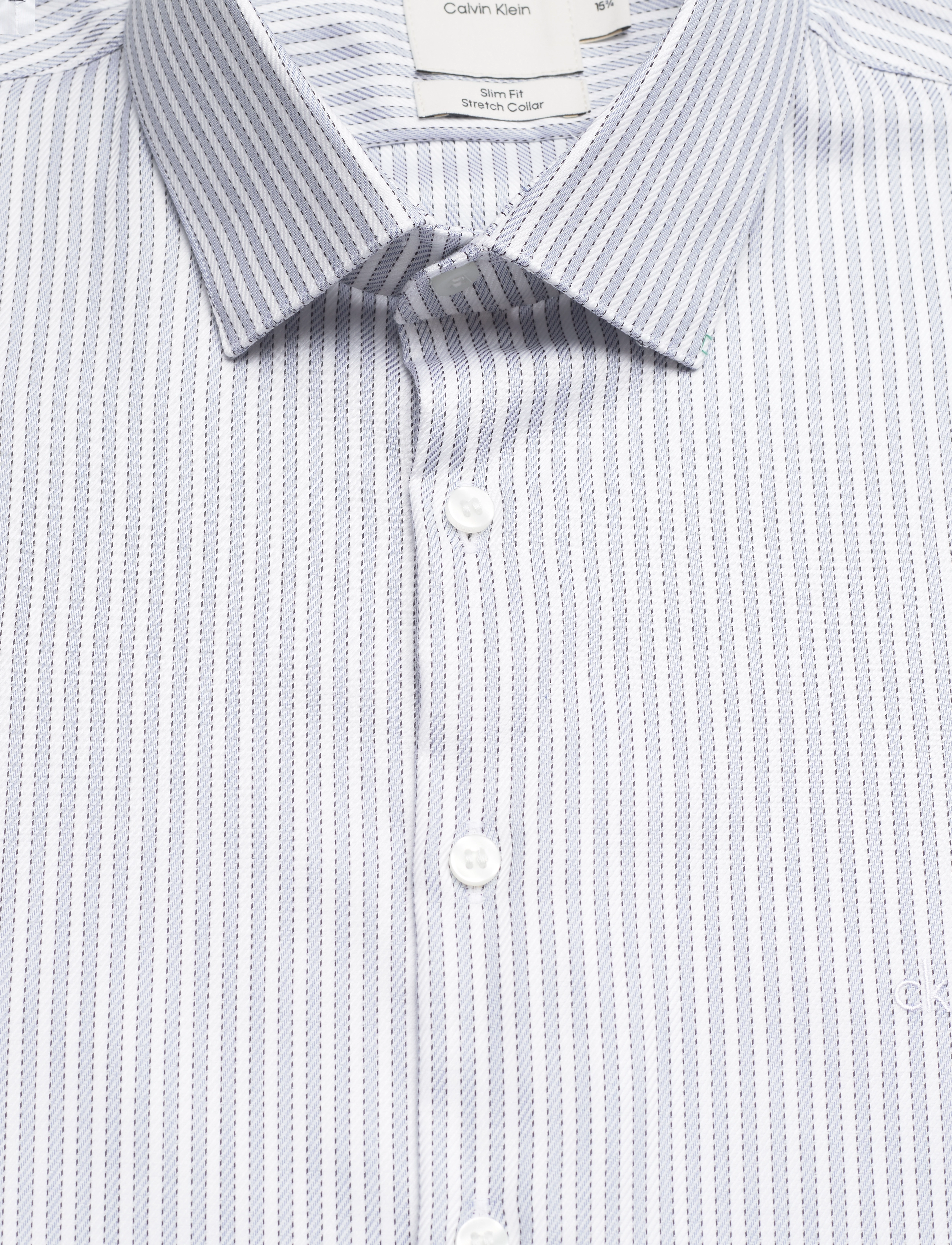 Calvin Klein - NON IRON STRIPE SLIM SHIRT - night sky - 2