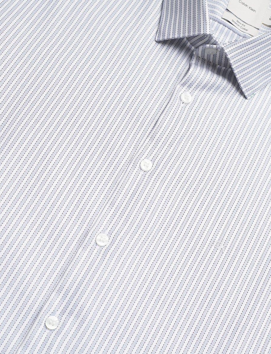 Calvin Klein - NON IRON STRIPE SLIM SHIRT - night sky - 3