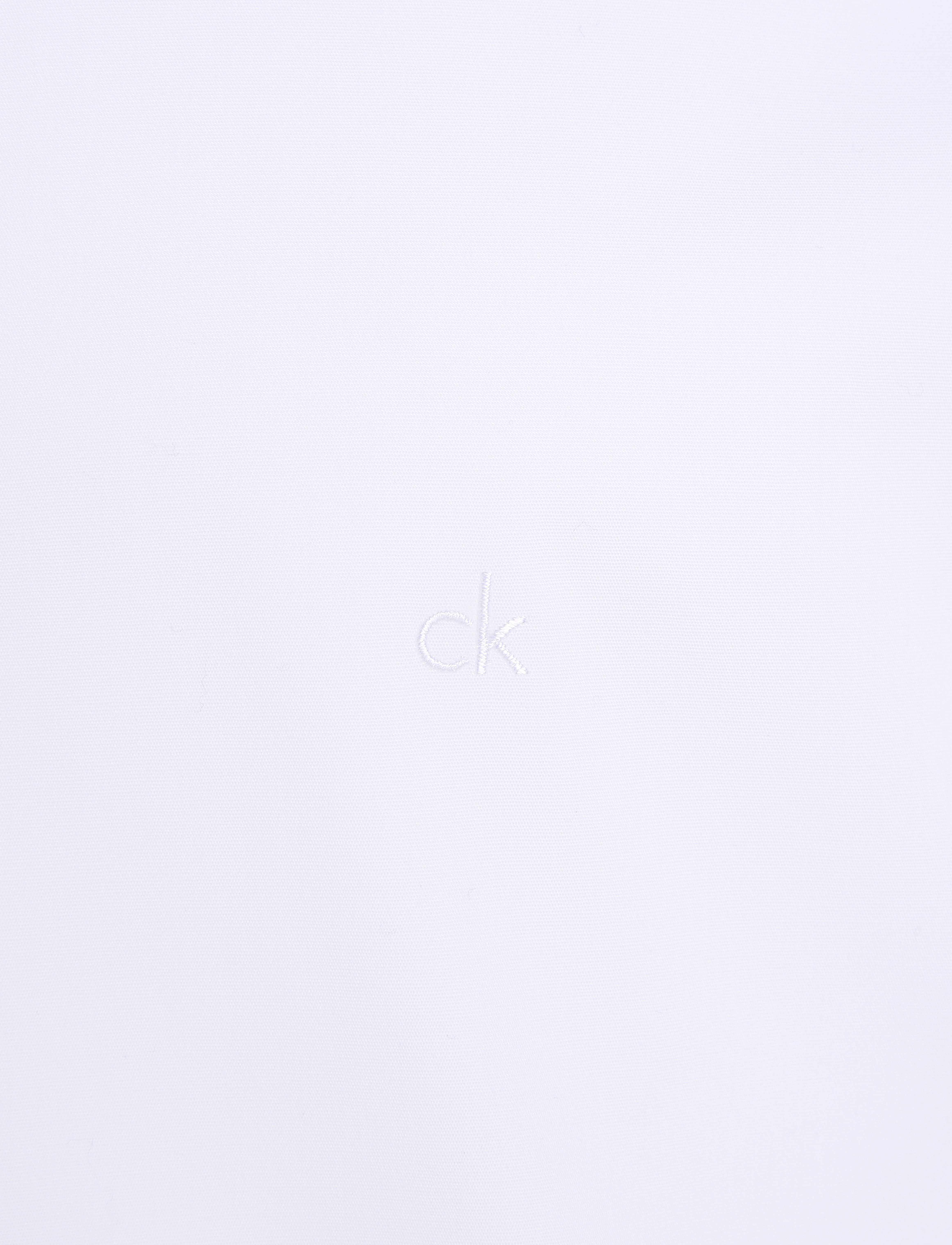 Calvin Klein - POPLIN CONTRAST PRINT SLIM SHIRT - bright white - 4