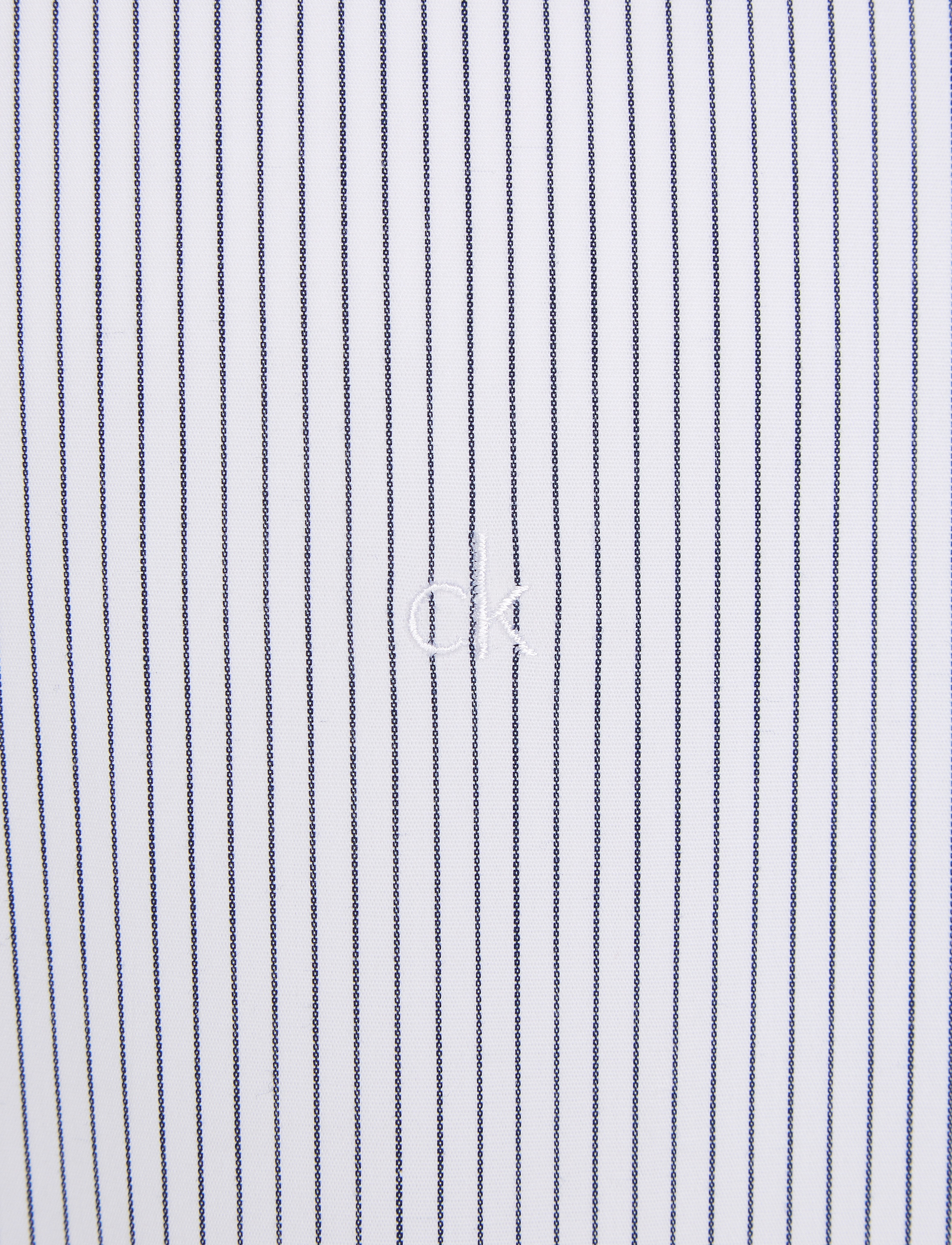 Calvin Klein - POPLIN STRIPE SLIM SHIRT - medieval blue - 4