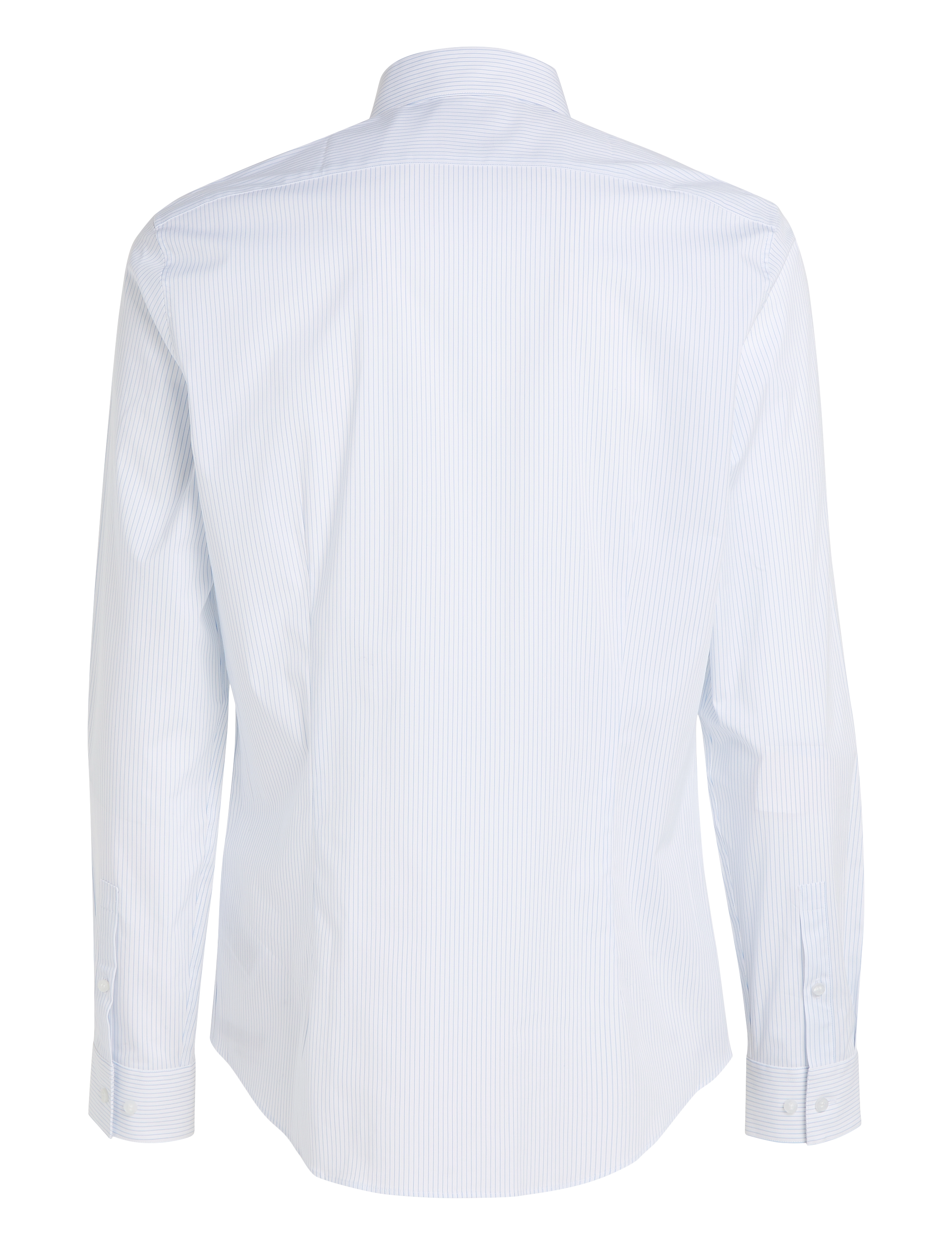 Calvin Klein - POPLIN STRIPE SLIM SHIRT - vista blue - 5