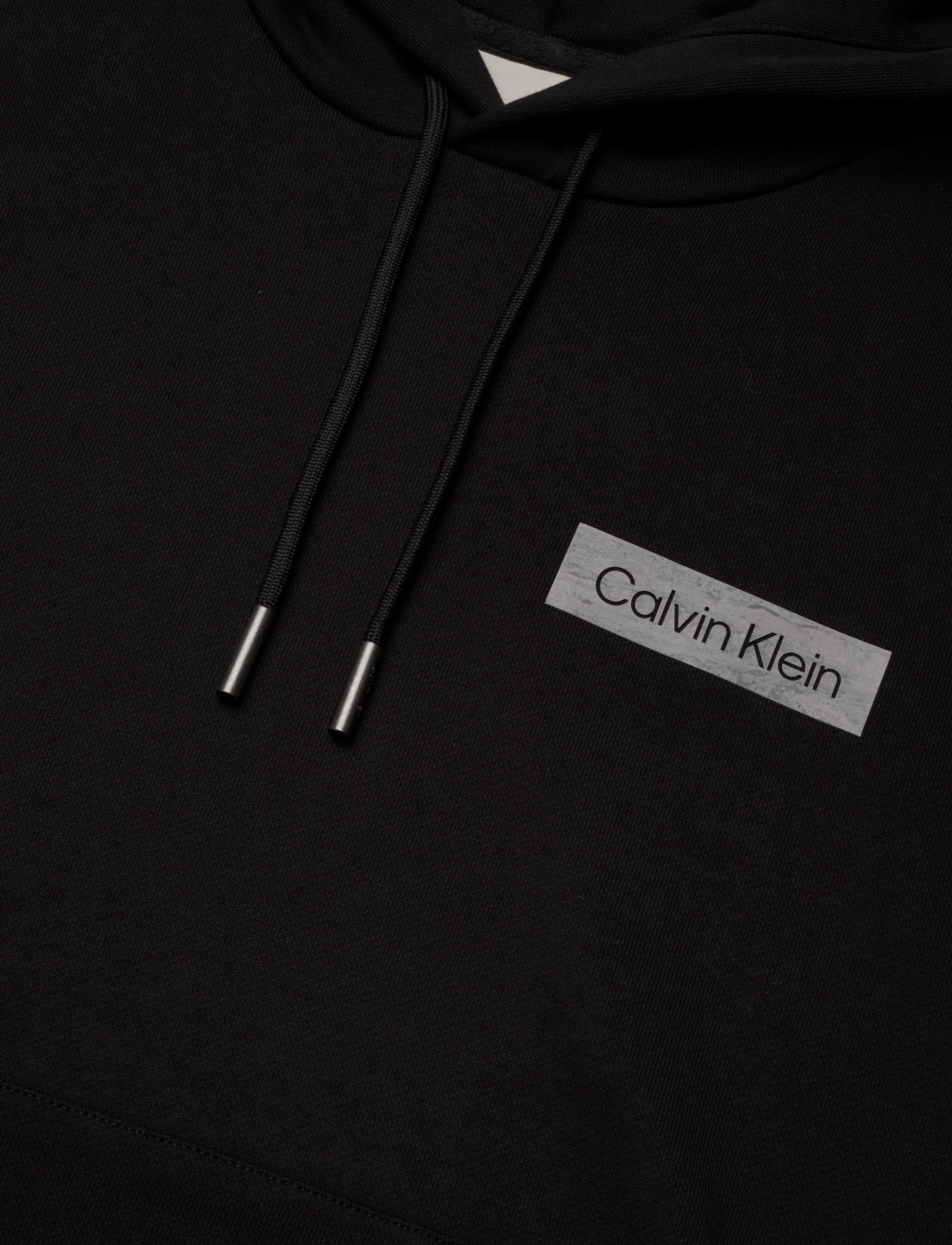 Calvin Klein - RAISED CONCRETE LOGO HOODIE - ck black - 2