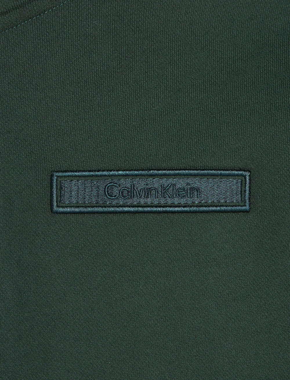 Calvin Klein - EMBROIDERED LOGO ZIP THROUGH - kapuzenpullover - midnight forest - 4
