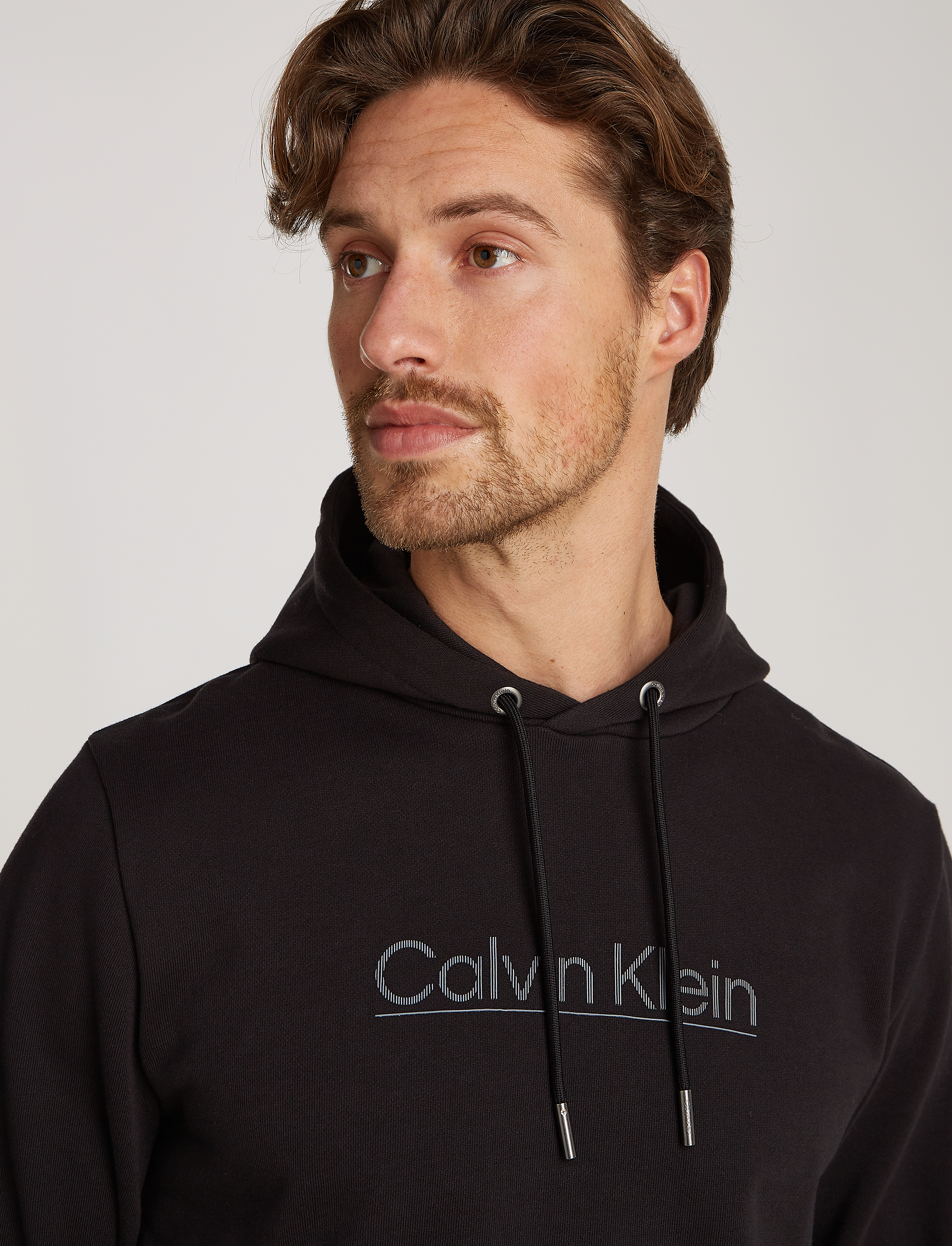 Calvin Klein - RAISED LINE LOGO HOODIE - ck black - 3