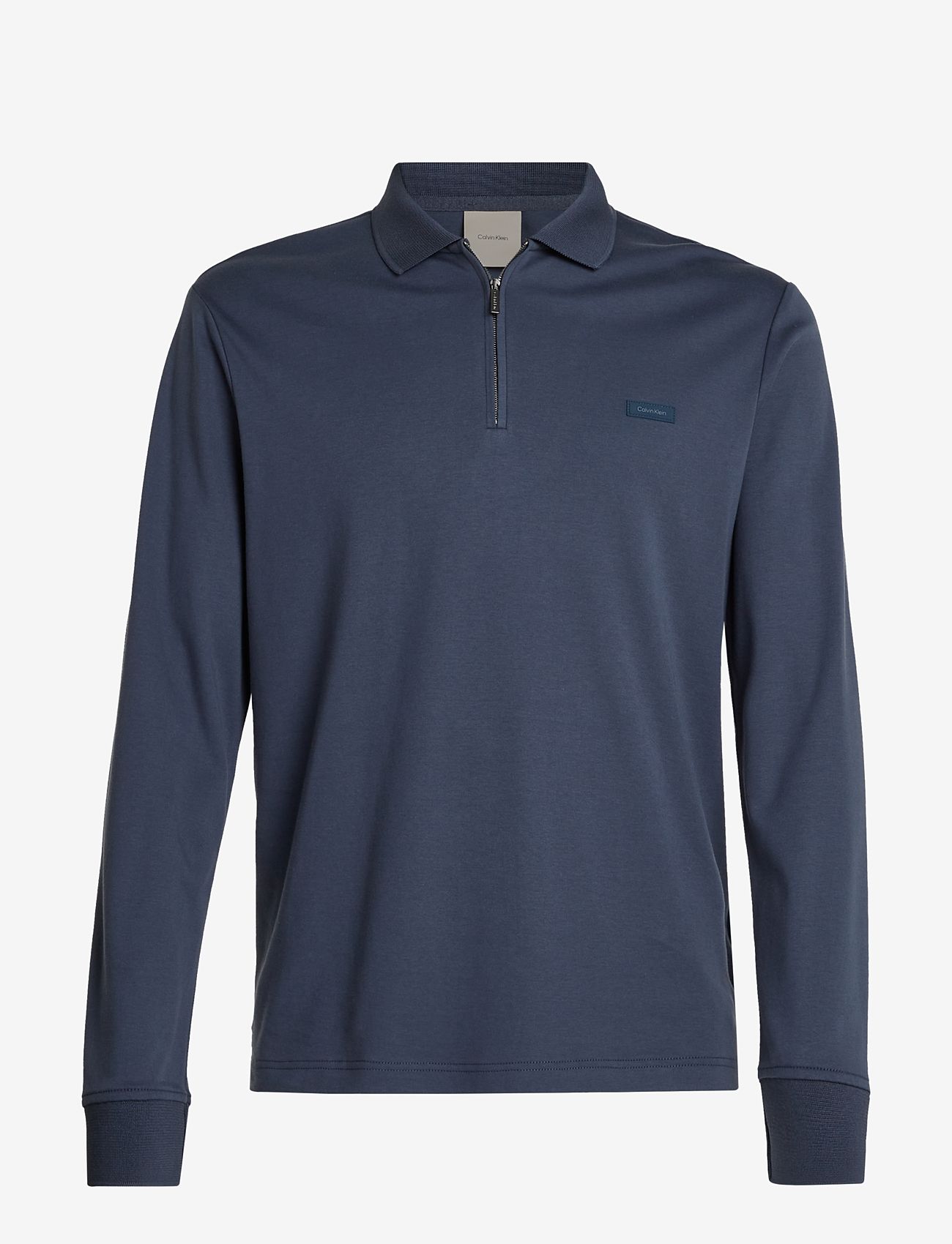Calvin Klein - LIQUID TOUCH WELT ZIP LS POLO - ink - 1