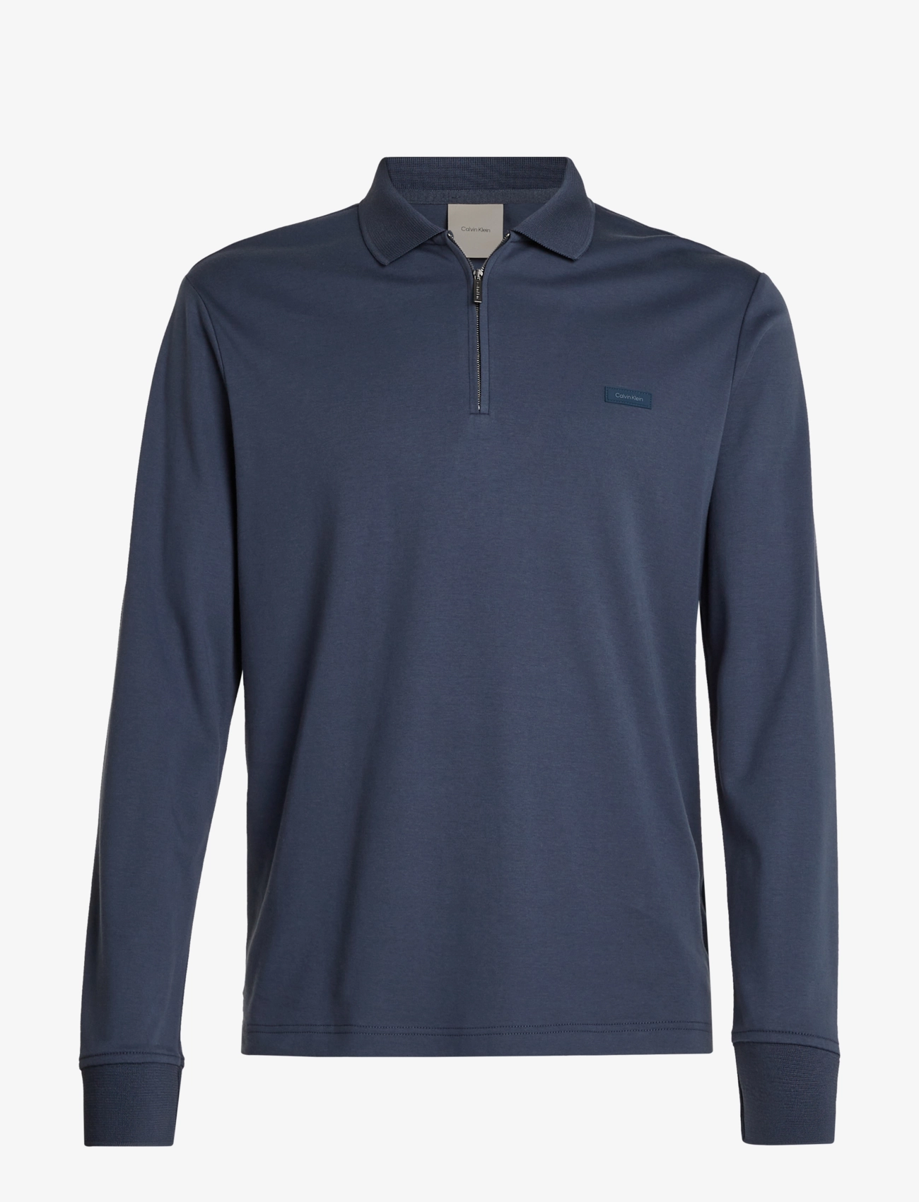 Calvin Klein - LIQUID TOUCH WELT ZIP LS POLO - ink - 1