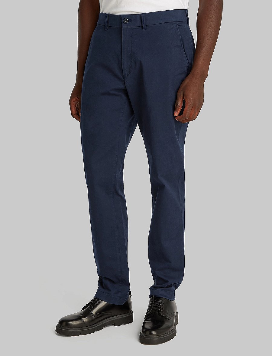 Calvin Klein - MODERN TWILL SLIM CHINO - dark sapphire - 0