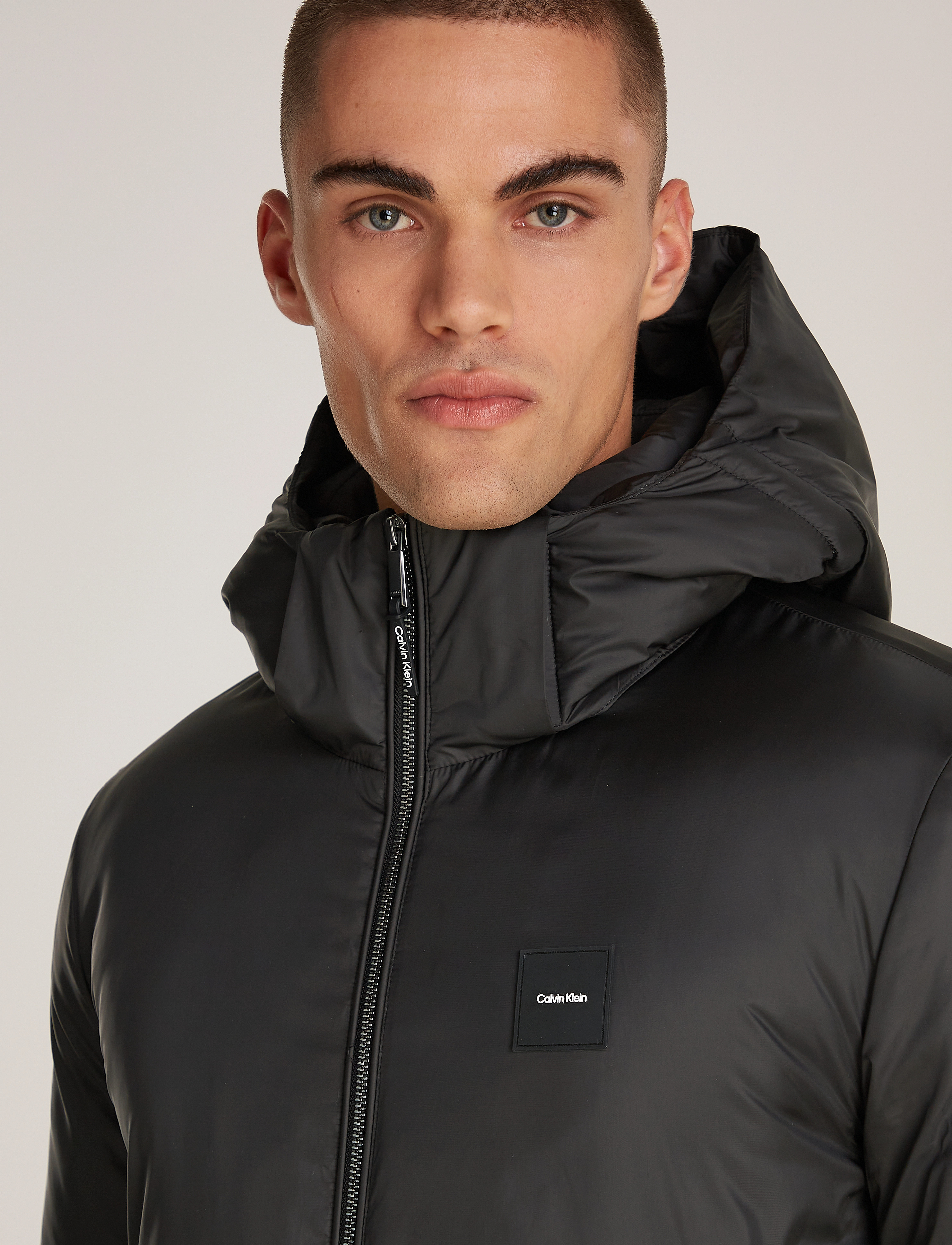 Calvin Klein - NON QUILT PADDED HOODED JACKET - ck black - 3