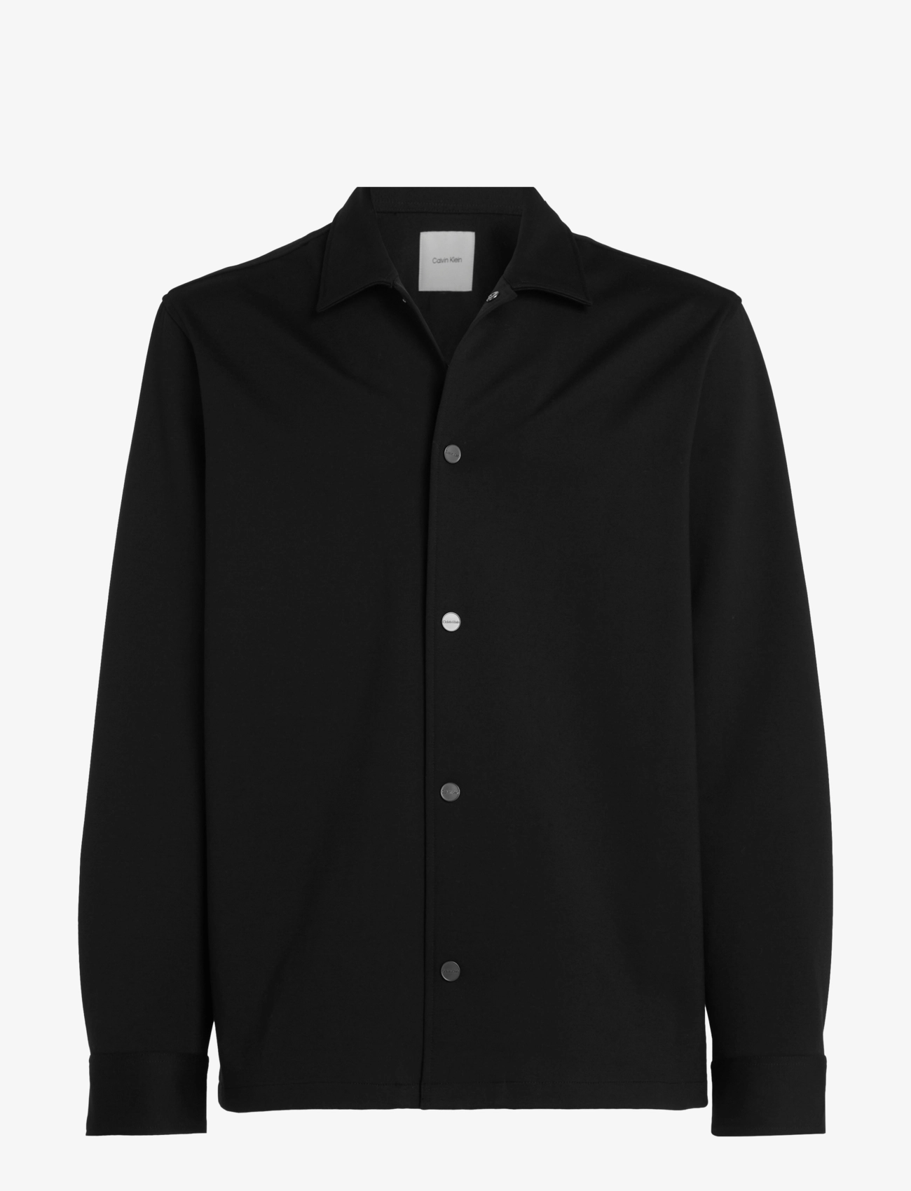 Calvin Klein - COMFORT KNIT OVERSHIRT - ck black - 1