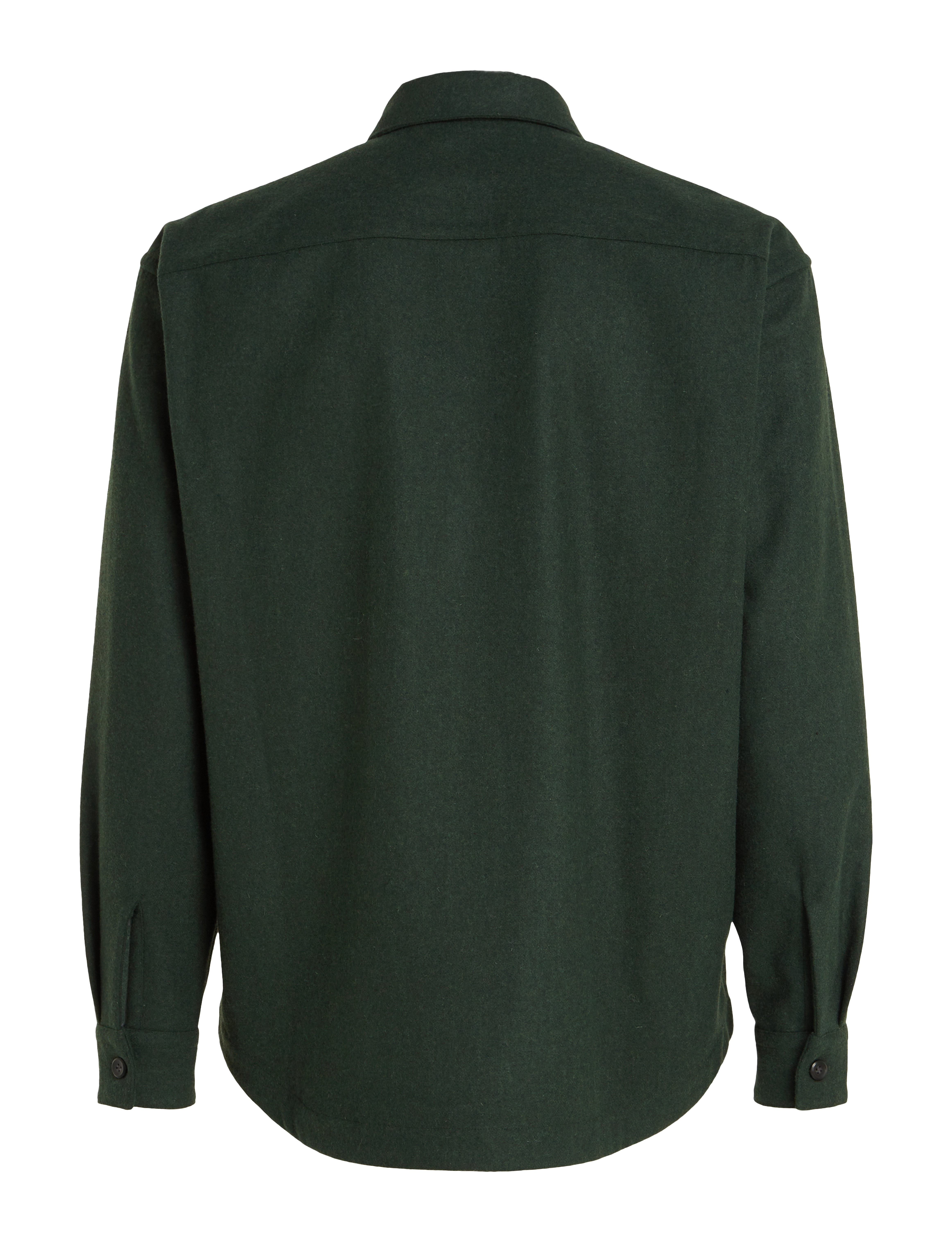 Calvin Klein - WOOL BLEND OVERSHIRT - midnight forest - 1