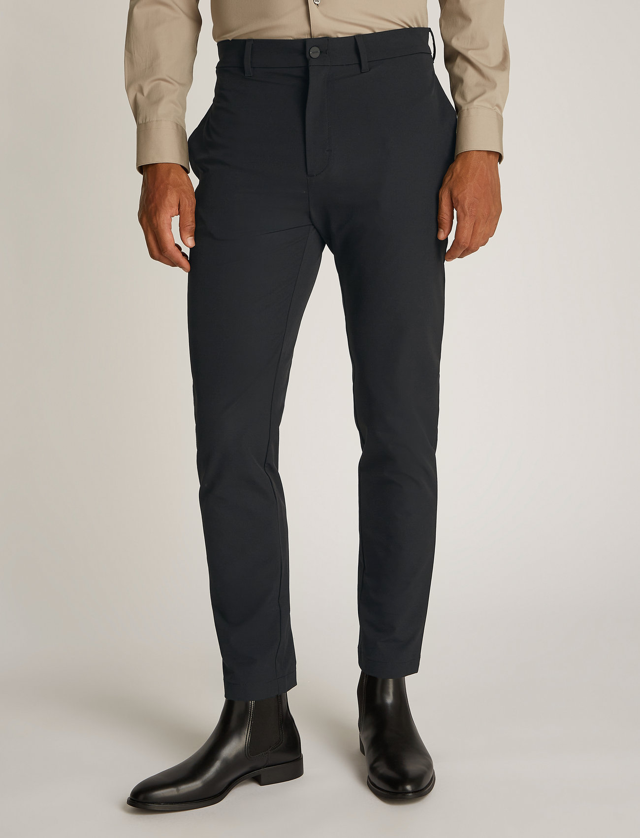 Calvin Klein - 4WAY STRETCH SLIM TAPERED - herbstliche kleidung - ck black - 1