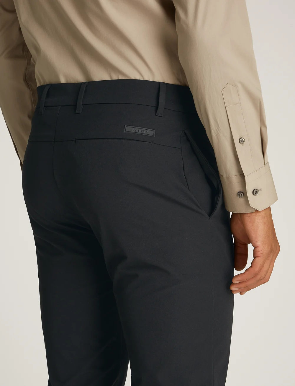 Calvin Klein - 4WAY STRETCH SLIM TAPERED - chinos - ck black - 3