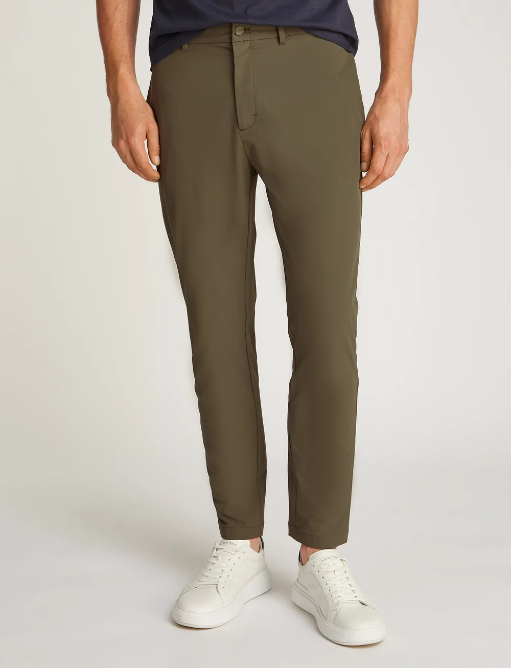 Calvin Klein - 4WAY STRETCH SLIM TAPERED - chinos - tarmac - 0