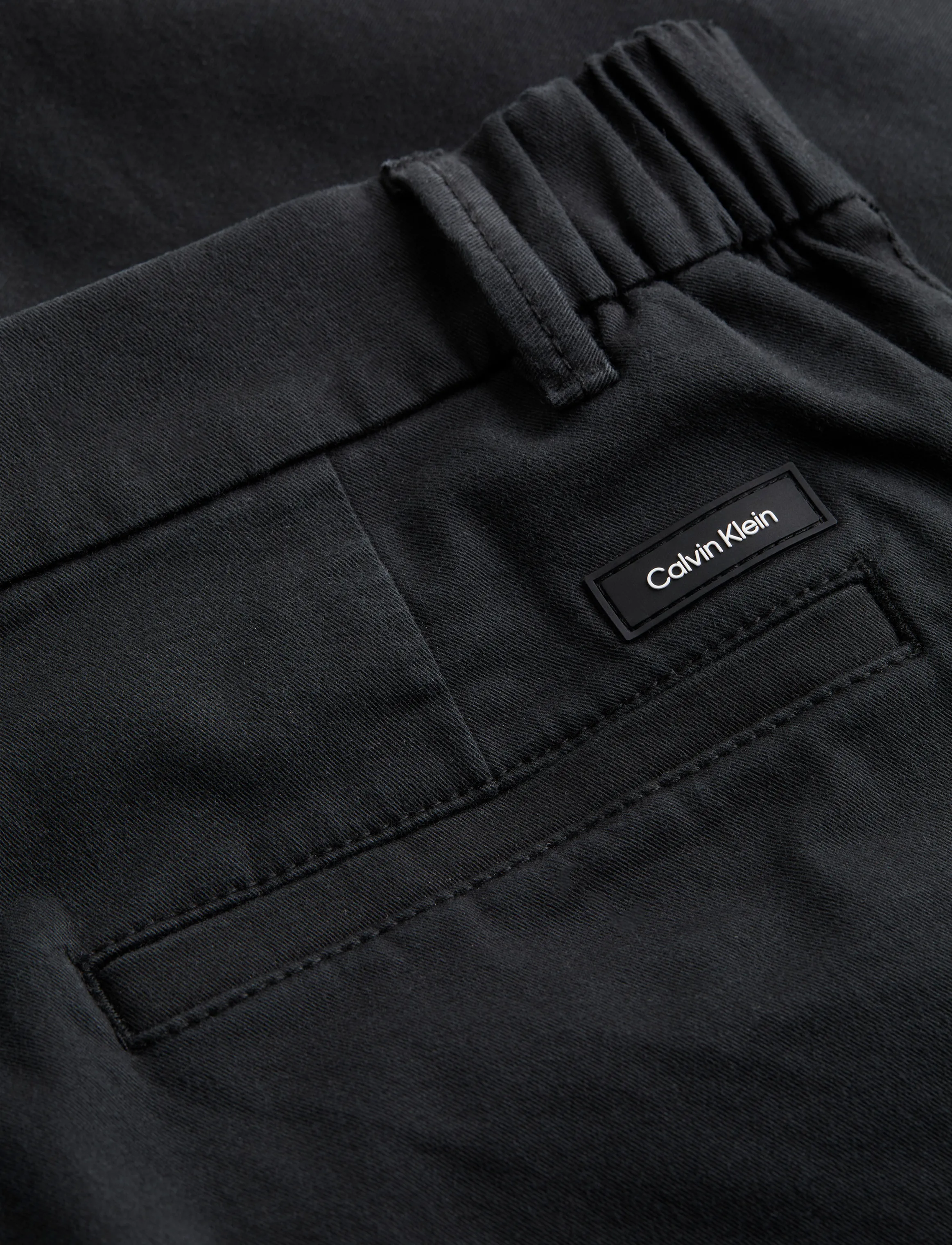 Calvin Klein - MODERN TWILL REG. STRAIGHT SHORT - chino stila šorti - ck black - 4