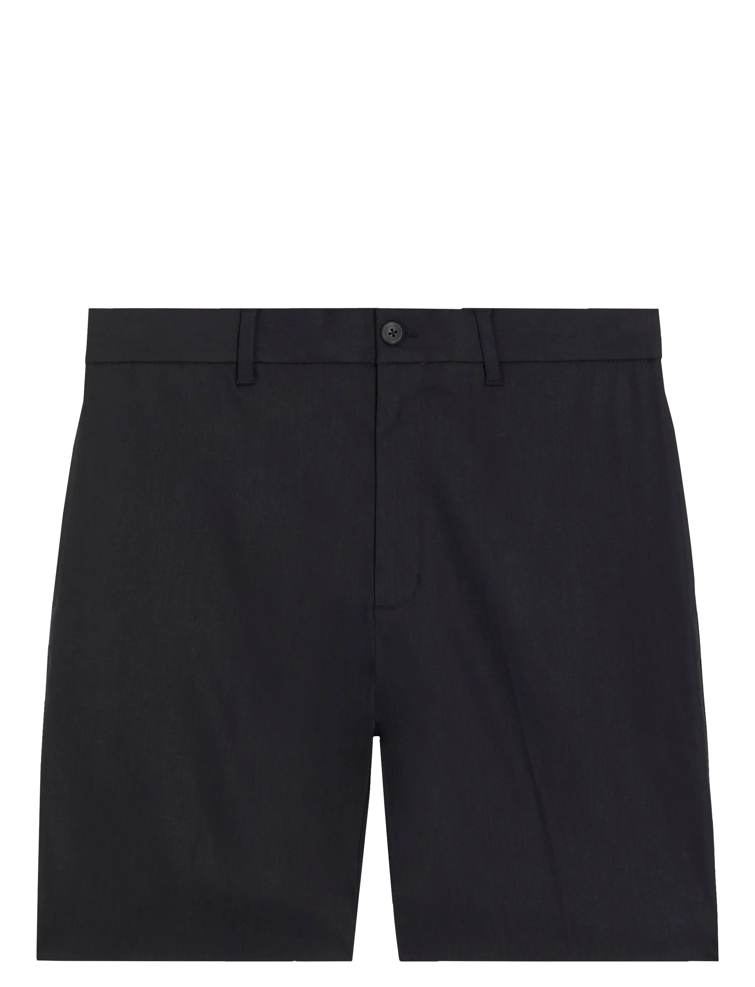 Calvin Klein Linen Lyocell Stretch Short, 28, Shorts, Schwarz - Chinos Männerswear