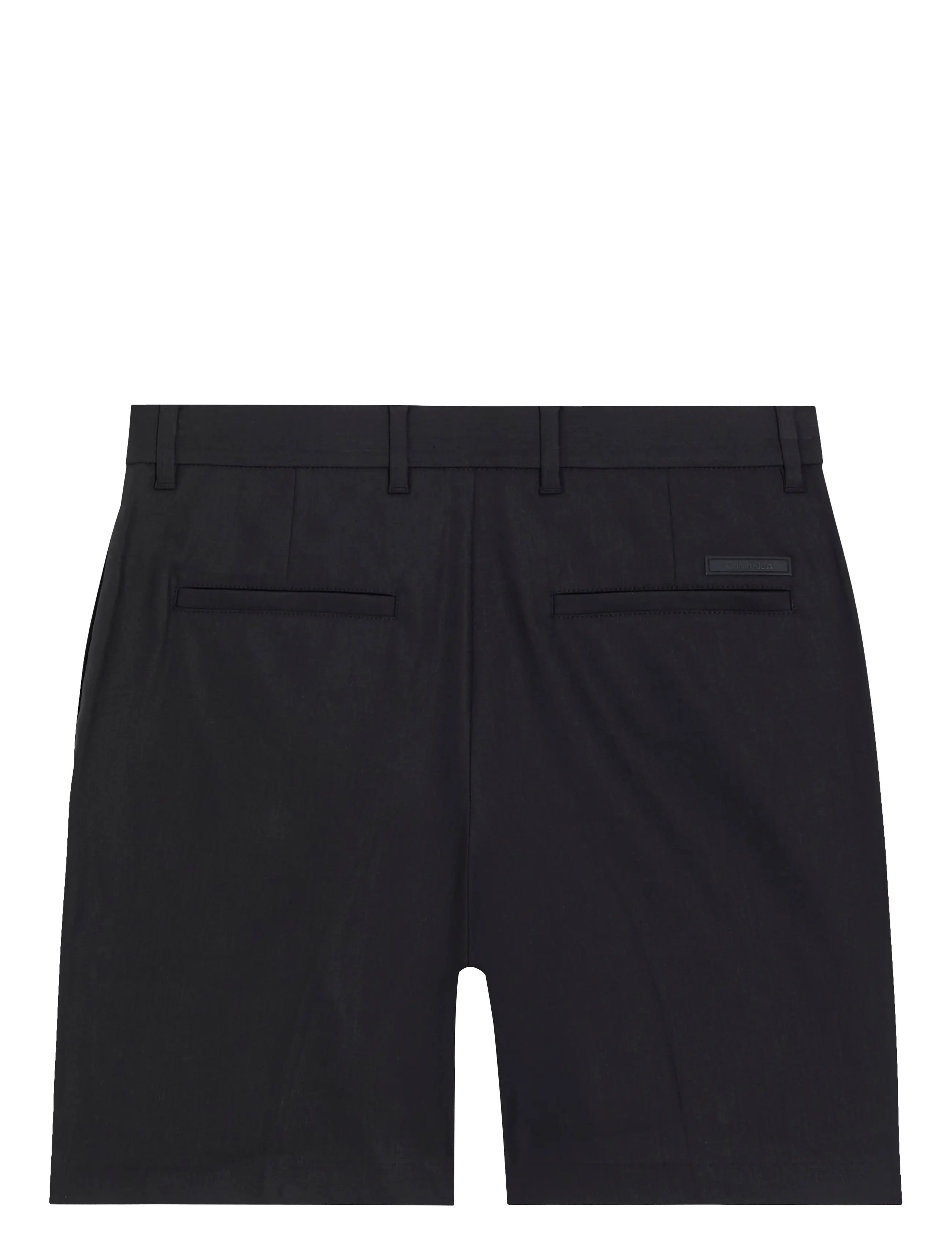 Calvin Klein - LINEN LYOCELL STRETCH SHORT - linen shorts - ck black - 1