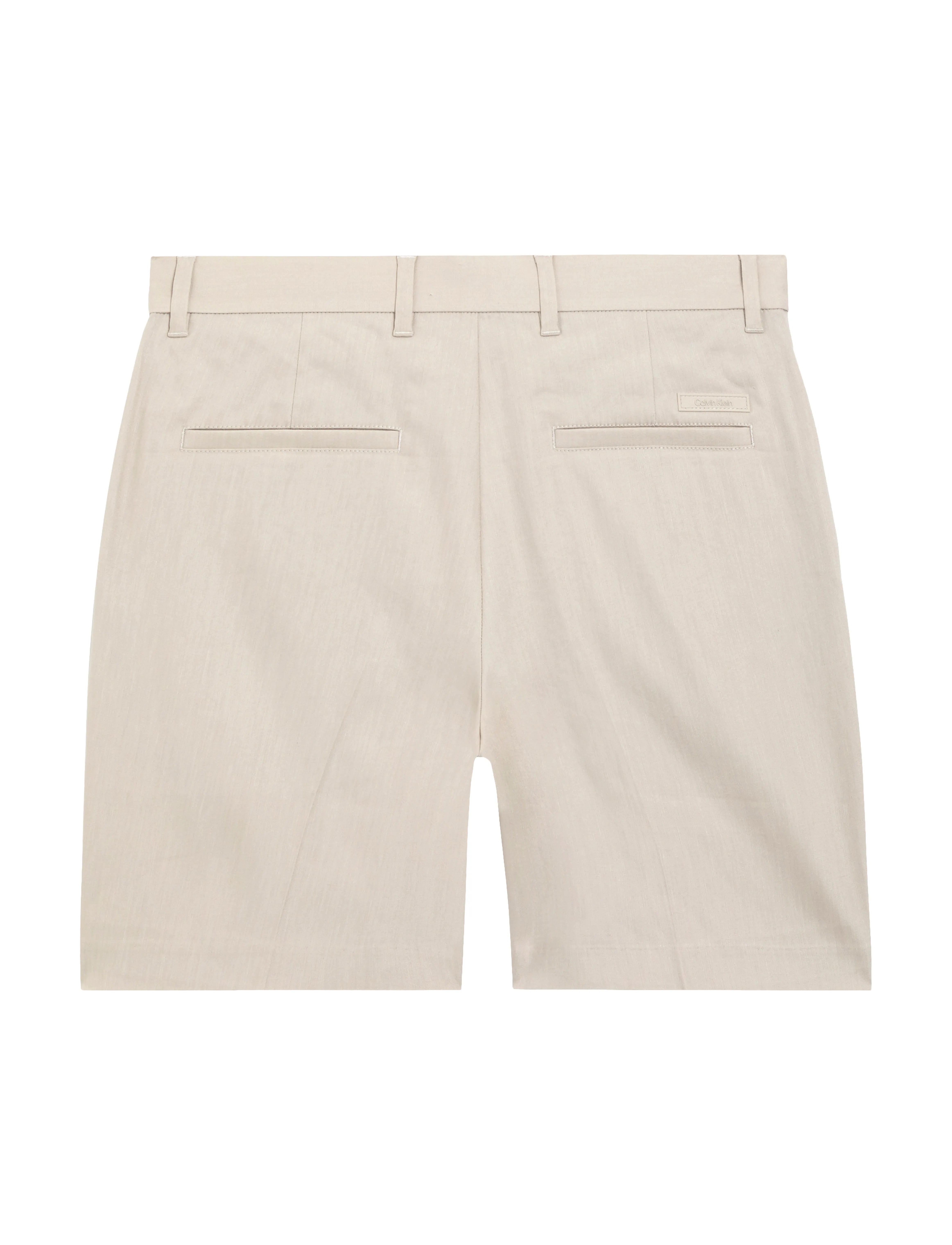 Calvin Klein - LINEN LYOCELL STRETCH SHORT - kiti variantai - silver lining - 1