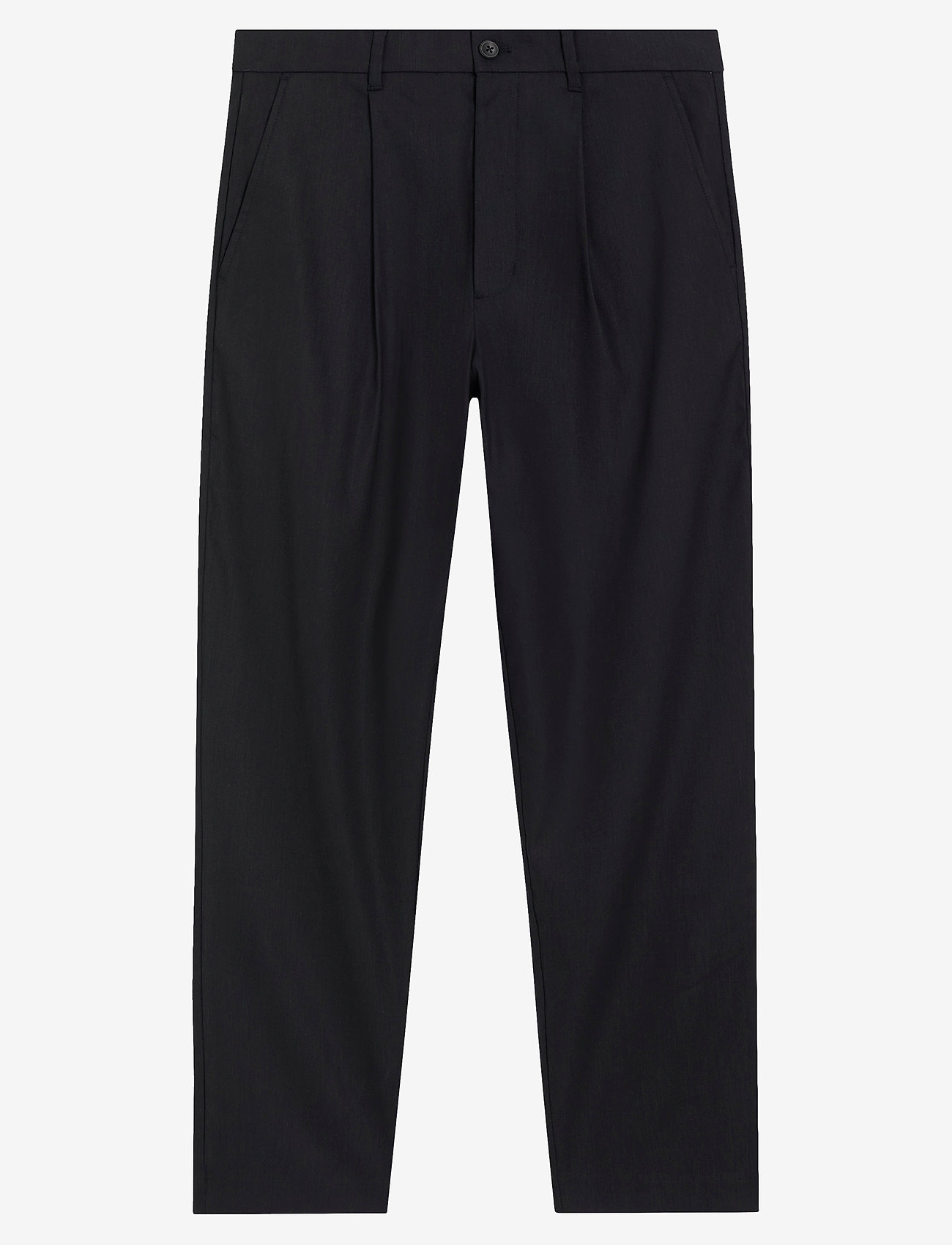 Calvin Klein - LINEN LYOCELL STRETCH TAPERED - ck black - 0