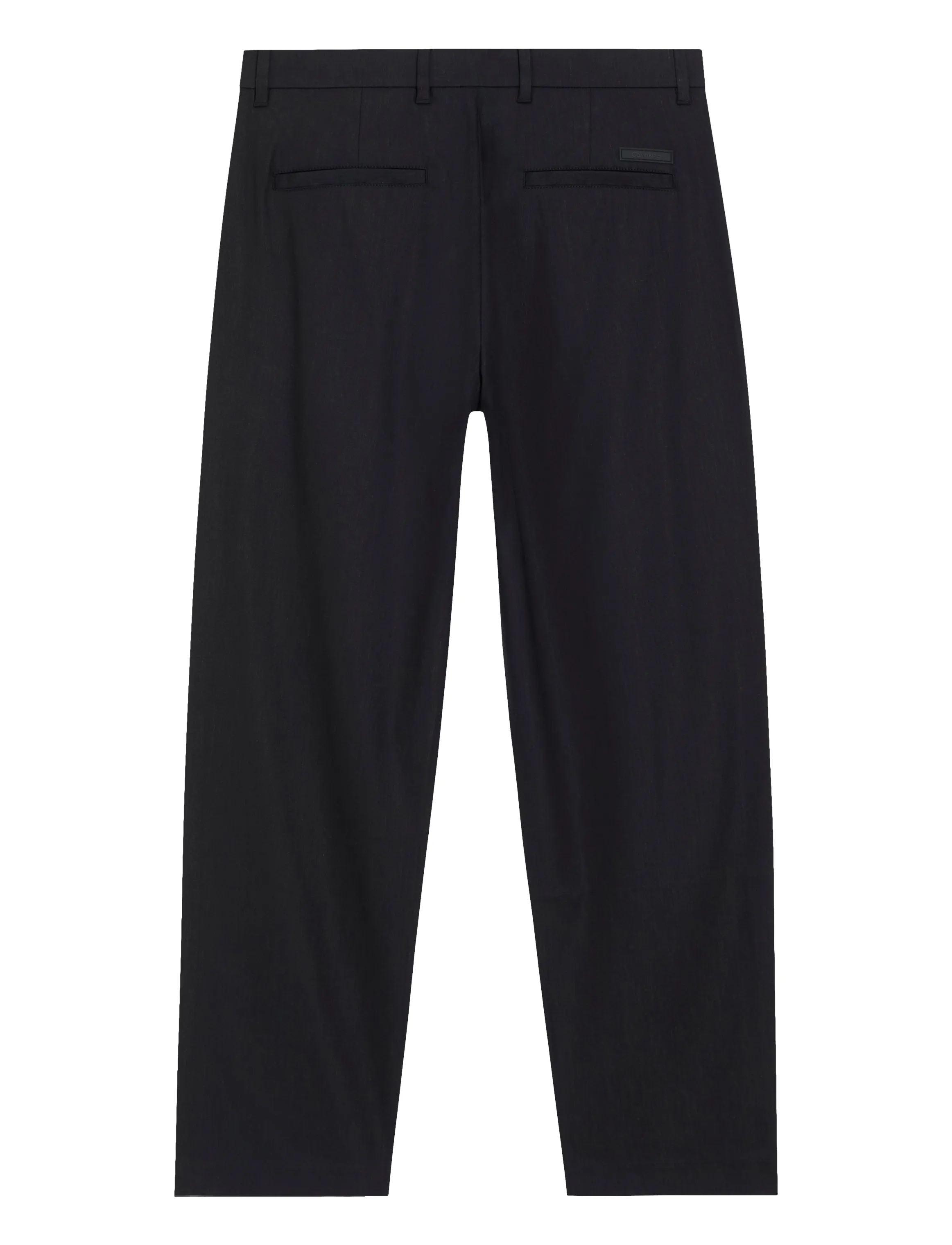 Calvin Klein - LINEN LYOCELL STRETCH TAPERED - ck black - 2
