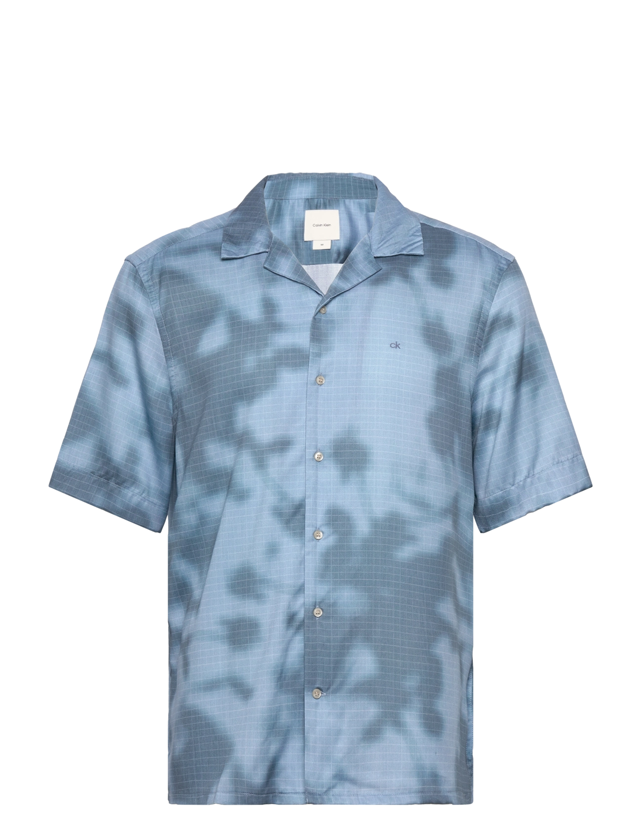 Calvin Klein - FLORAL AOP S/S LYOCELL SHIRT - kurzarmhemden - texture tension all over print - 1