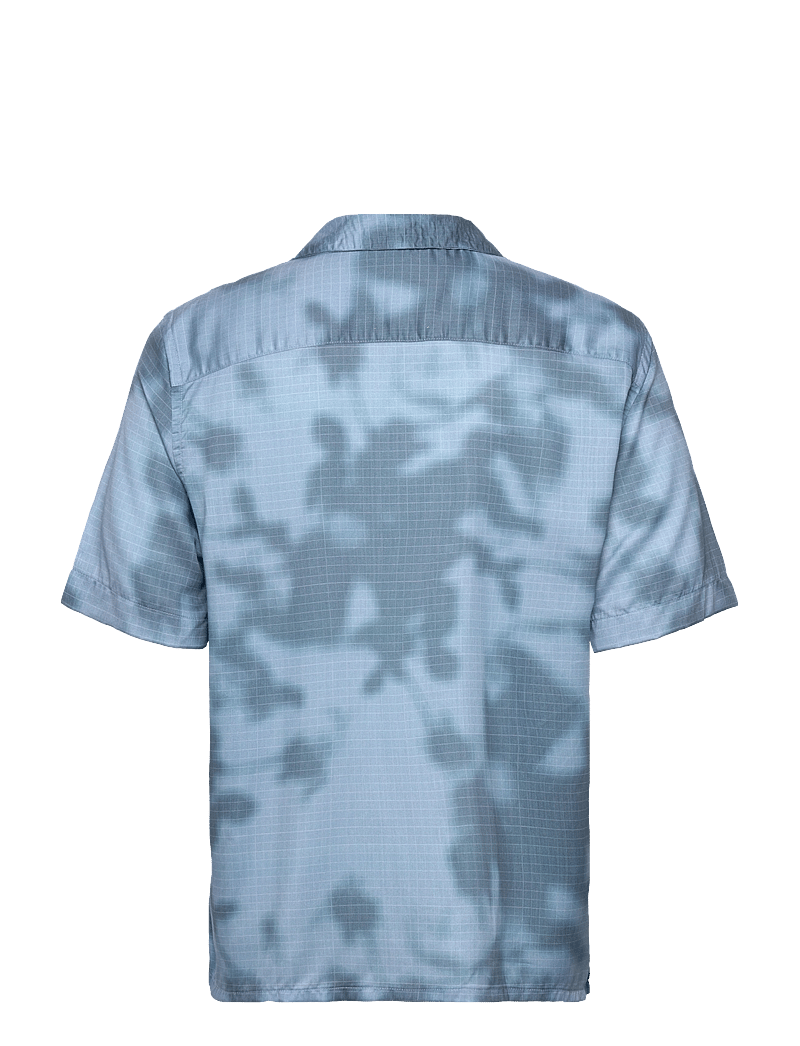 Calvin Klein - FLORAL AOP S/S LYOCELL SHIRT - kurzarmhemden - texture tension all over print - 2