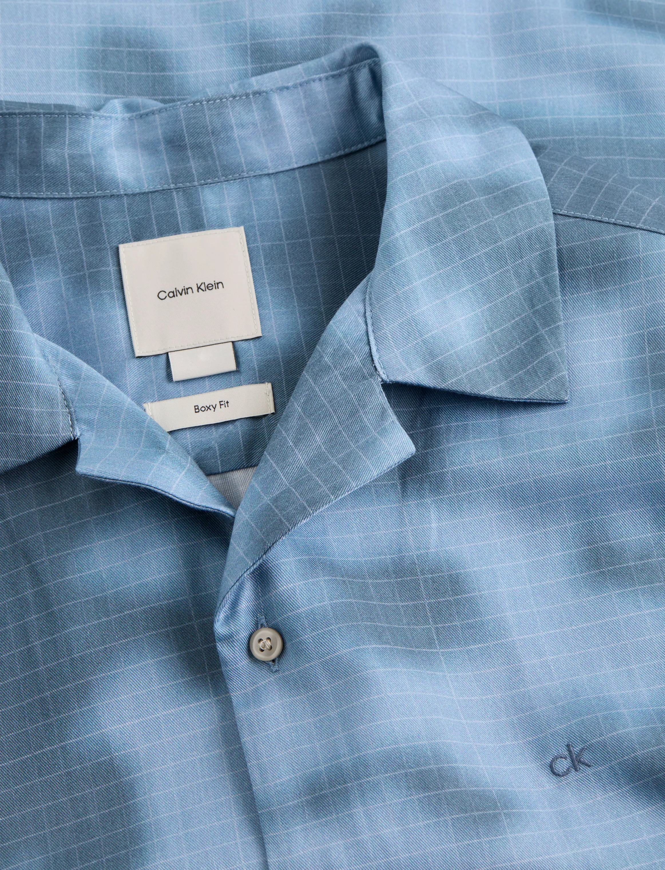 Calvin Klein - FLORAL AOP S/S LYOCELL SHIRT - krekli ar īsām piedurknēm - texture tension all over print - 5