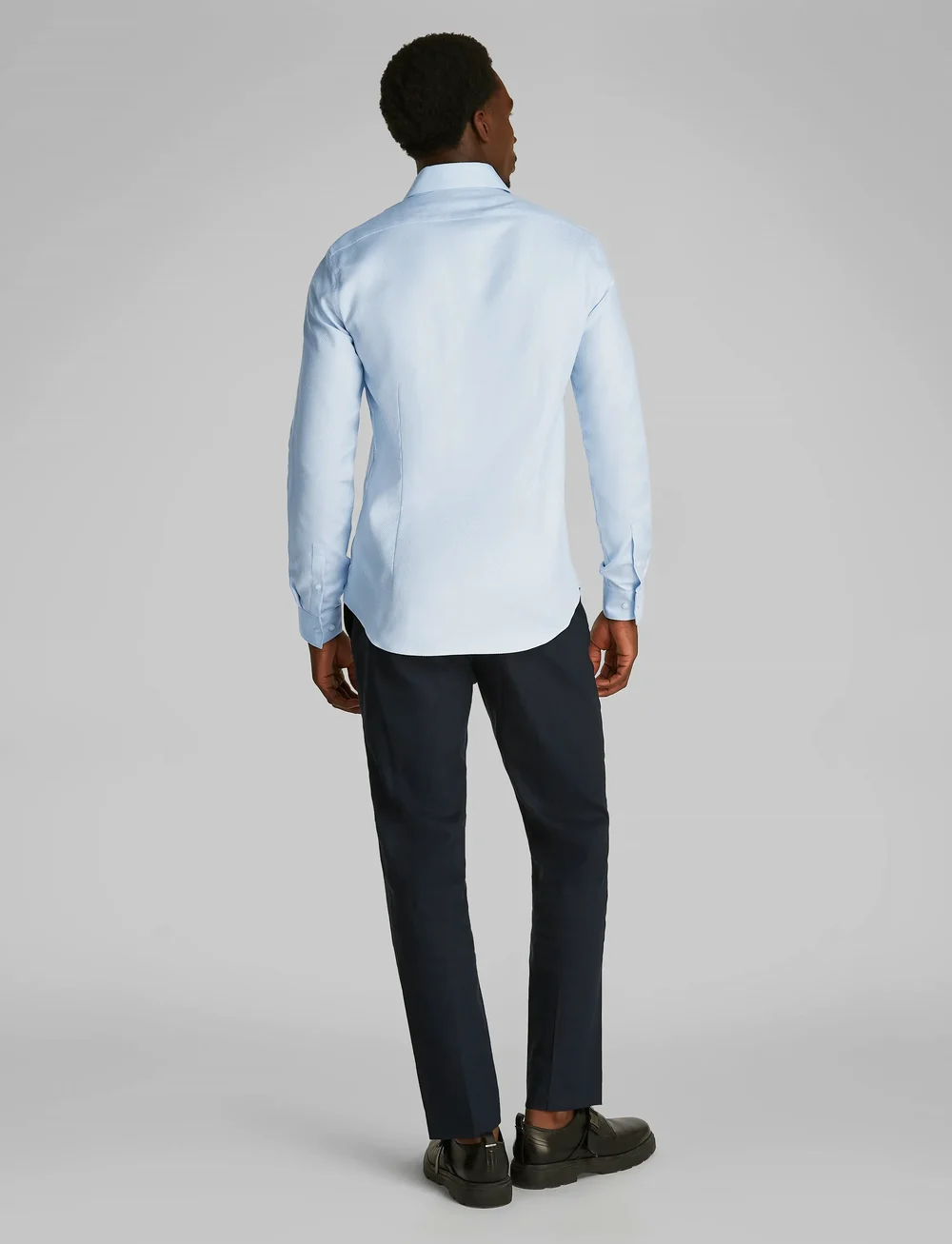 Calvin Klein - NON IRON STRUCTURE SLIM SHIRT - formelle skjorter - sweet blue - 3