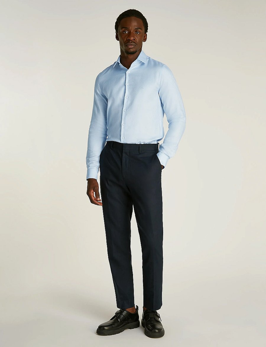 Calvin Klein - NON IRON STRUCTURE SLIM SHIRT - sweet blue - 4