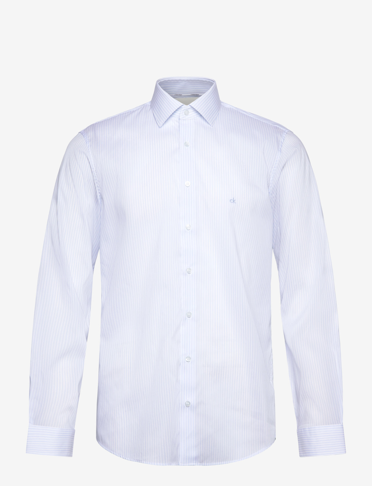 Calvin Klein - LYOCELL STRIPE REGULAR SHIRT - calm blue - 0