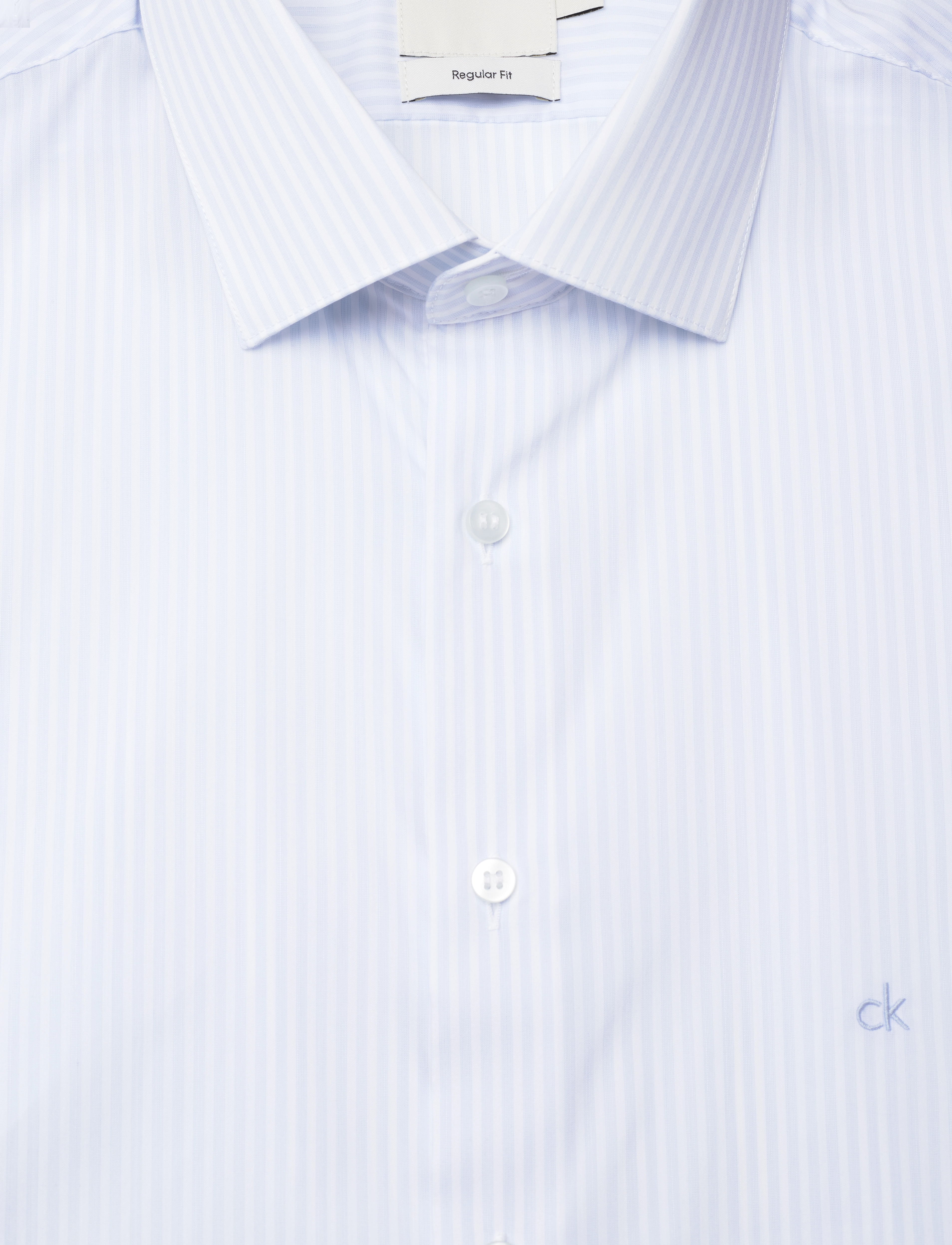 Calvin Klein - LYOCELL STRIPE REGULAR SHIRT - calm blue - 2