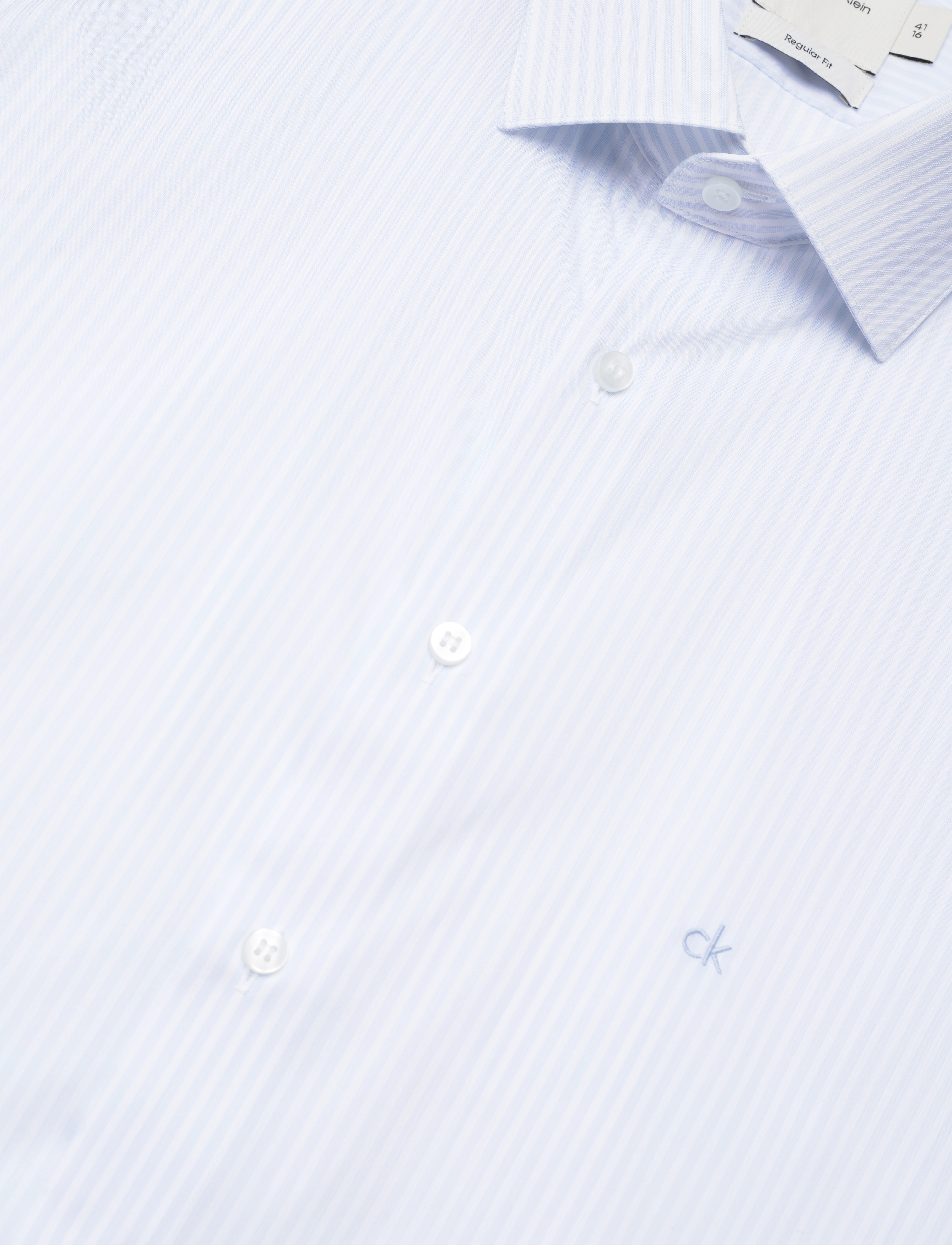 Calvin Klein - LYOCELL STRIPE REGULAR SHIRT - calm blue - 3