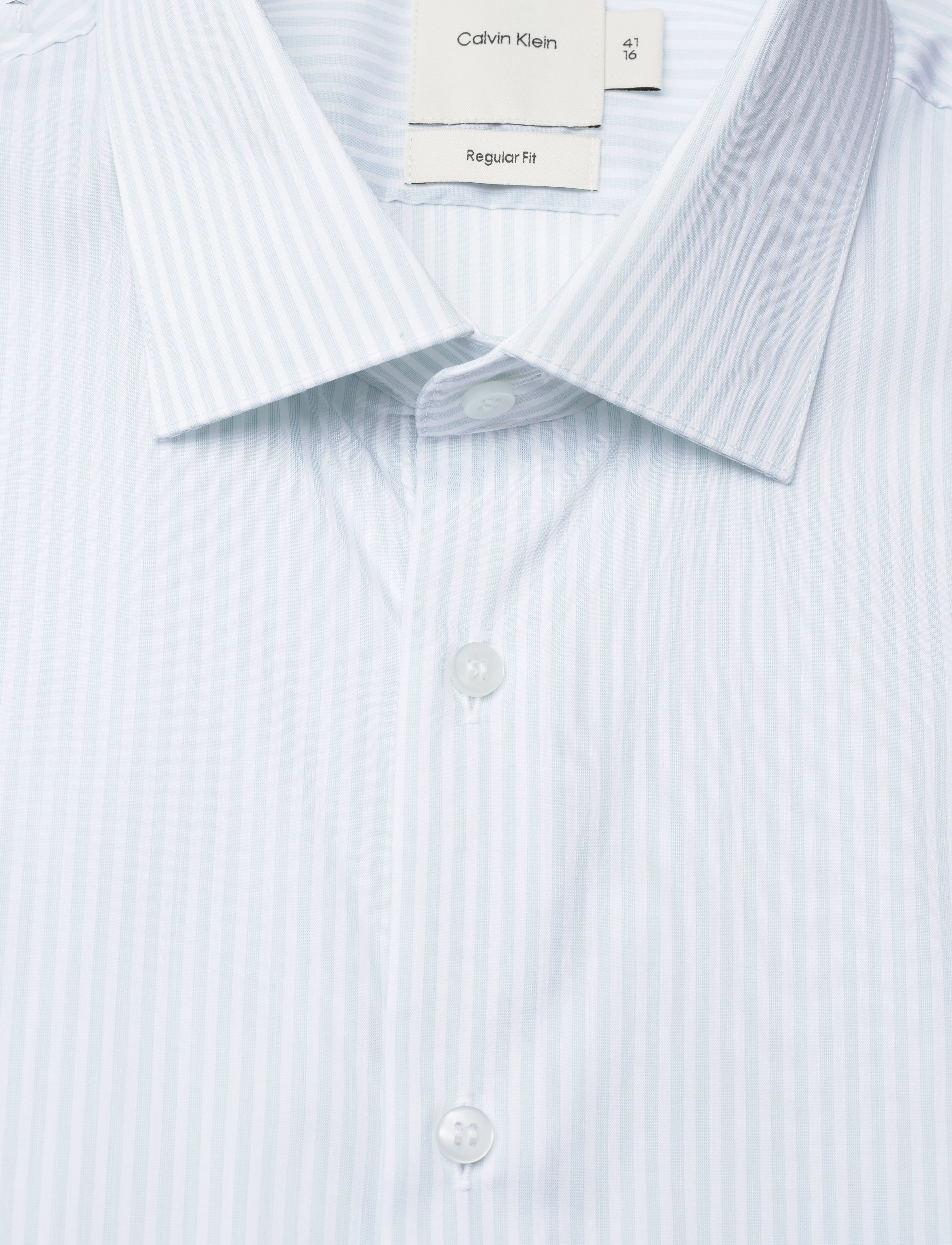 Calvin Klein - LYOCELL STRIPE REGULAR SHIRT - ether - 2